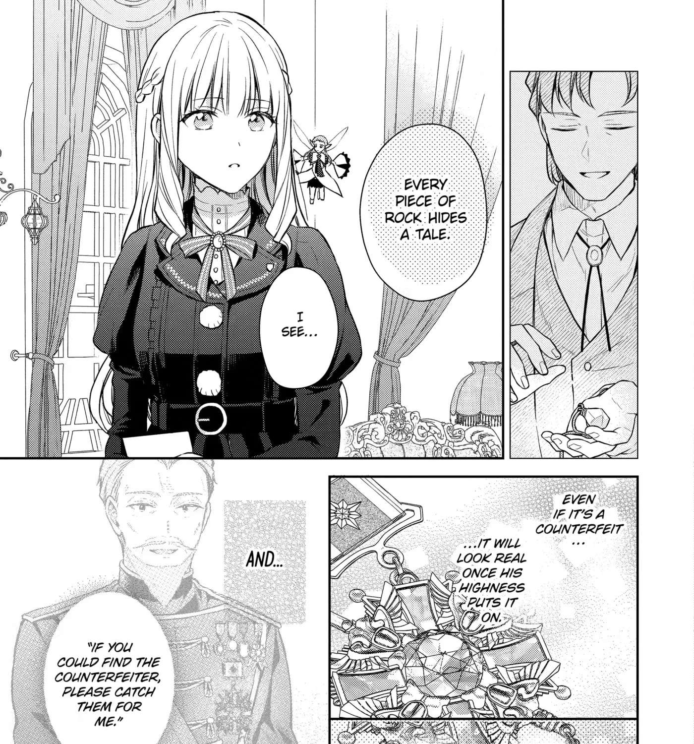 Botsuraku Reijou no Okinimesu mama ~Konyaku Haki Sareta node Houseki Kanteishi to Shite Dokuritsu Shimasu~ Chapter 14 - page 107