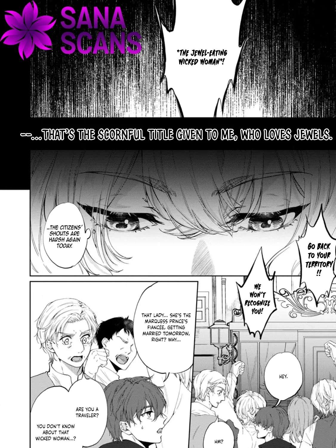 Akuyaku Reijou no Nariagari: Ringoku de Houseki no Seijo to Yobareru Made Chapter 1 - page 4