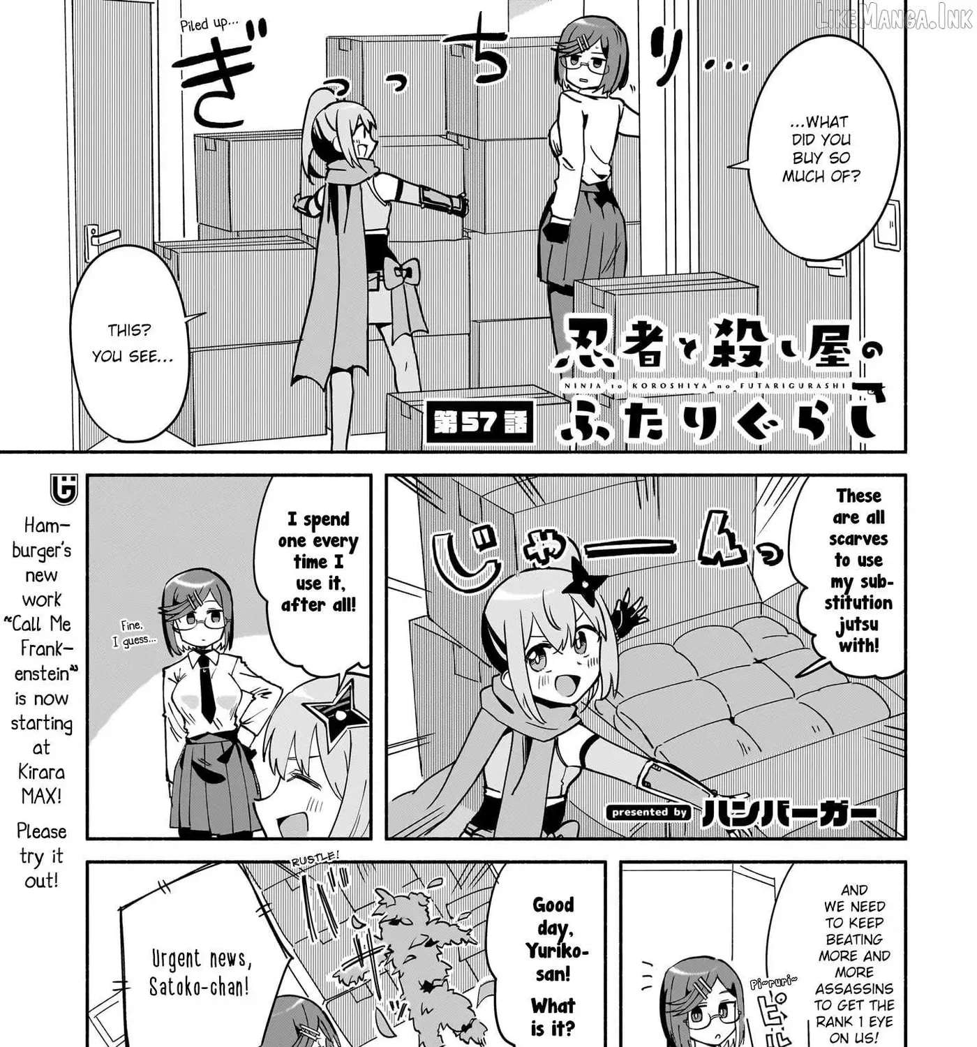 A Ninja and an Assassin Living Together Chapter 57 - page 1