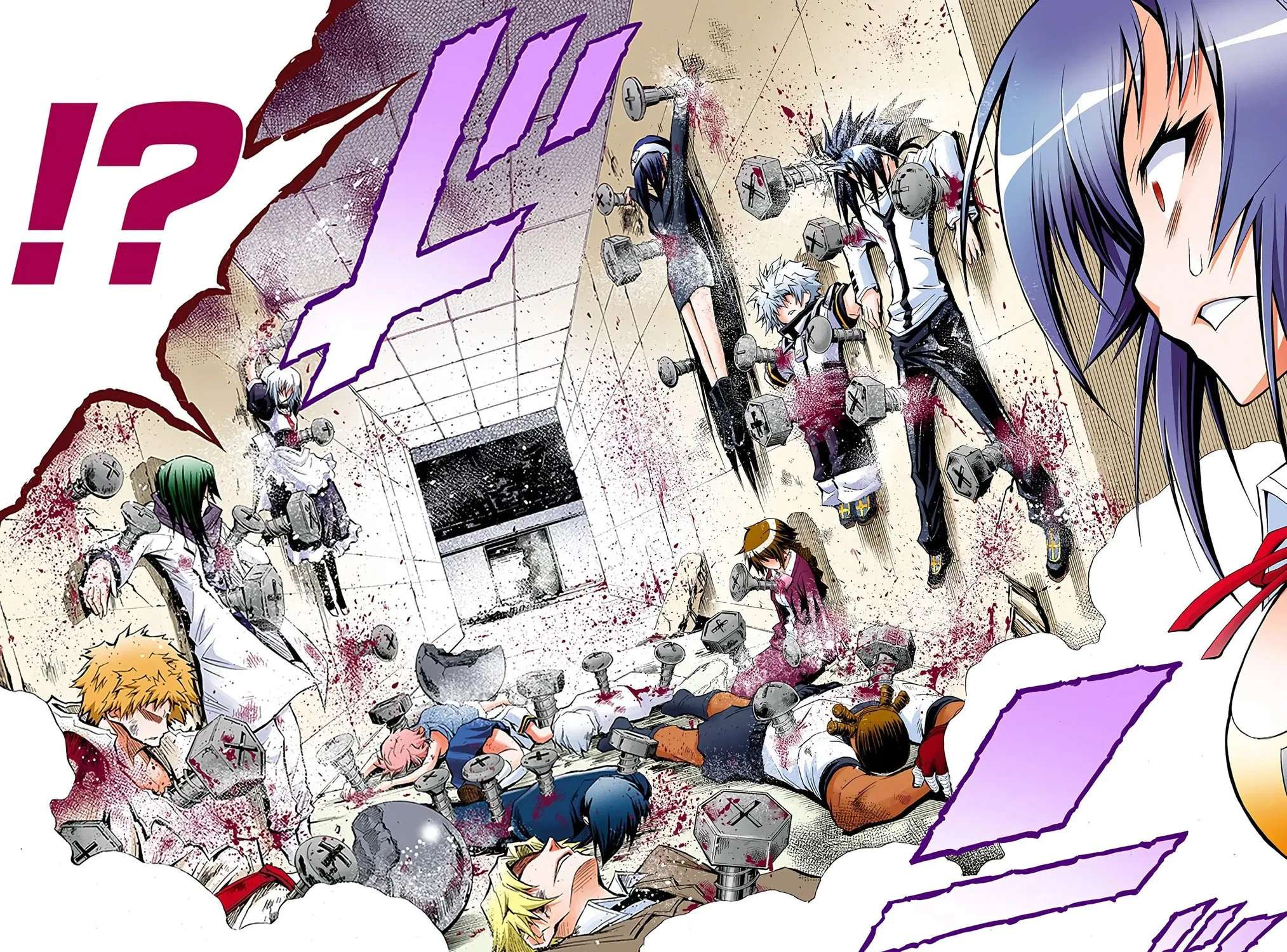 Medaka Box (Official Colored) Chapter 55 - page 27