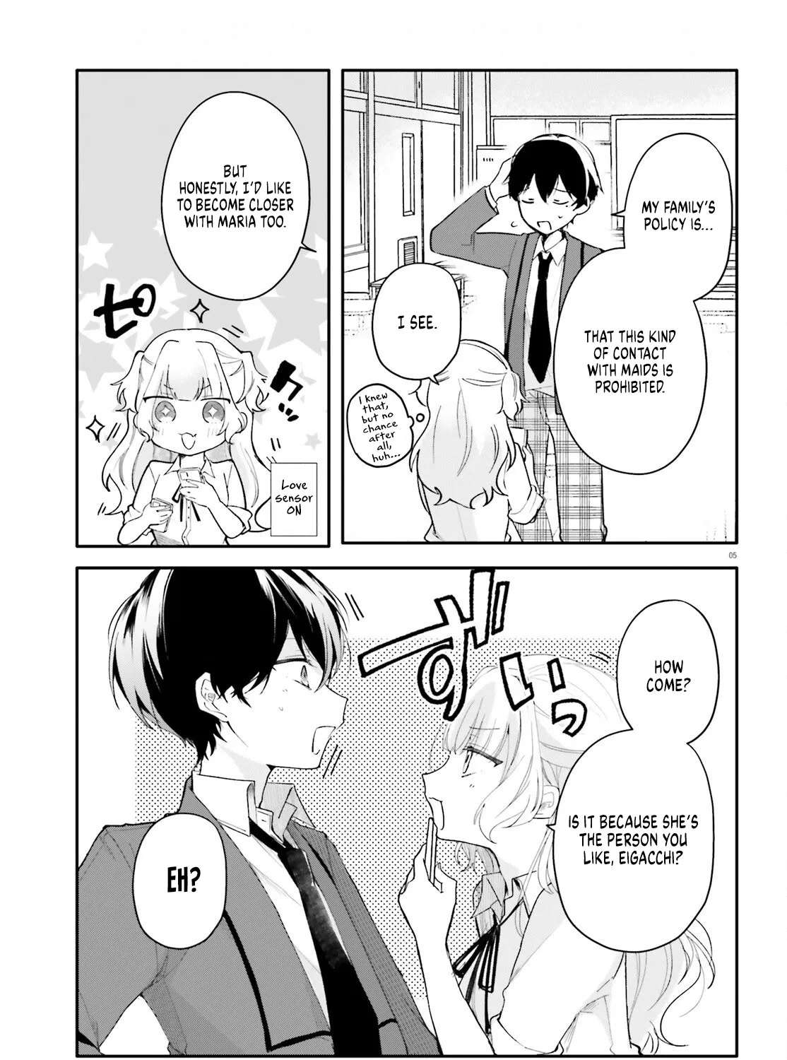 My maid looks like the girl I like in my class Chapter 5 - page 5