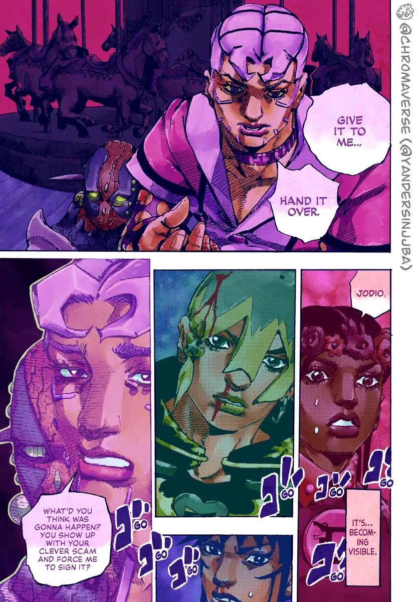 Jojo's Bizarre Adventure Part 9 - The Jojolands (Fan-Colored) Chapter 32 - page 7