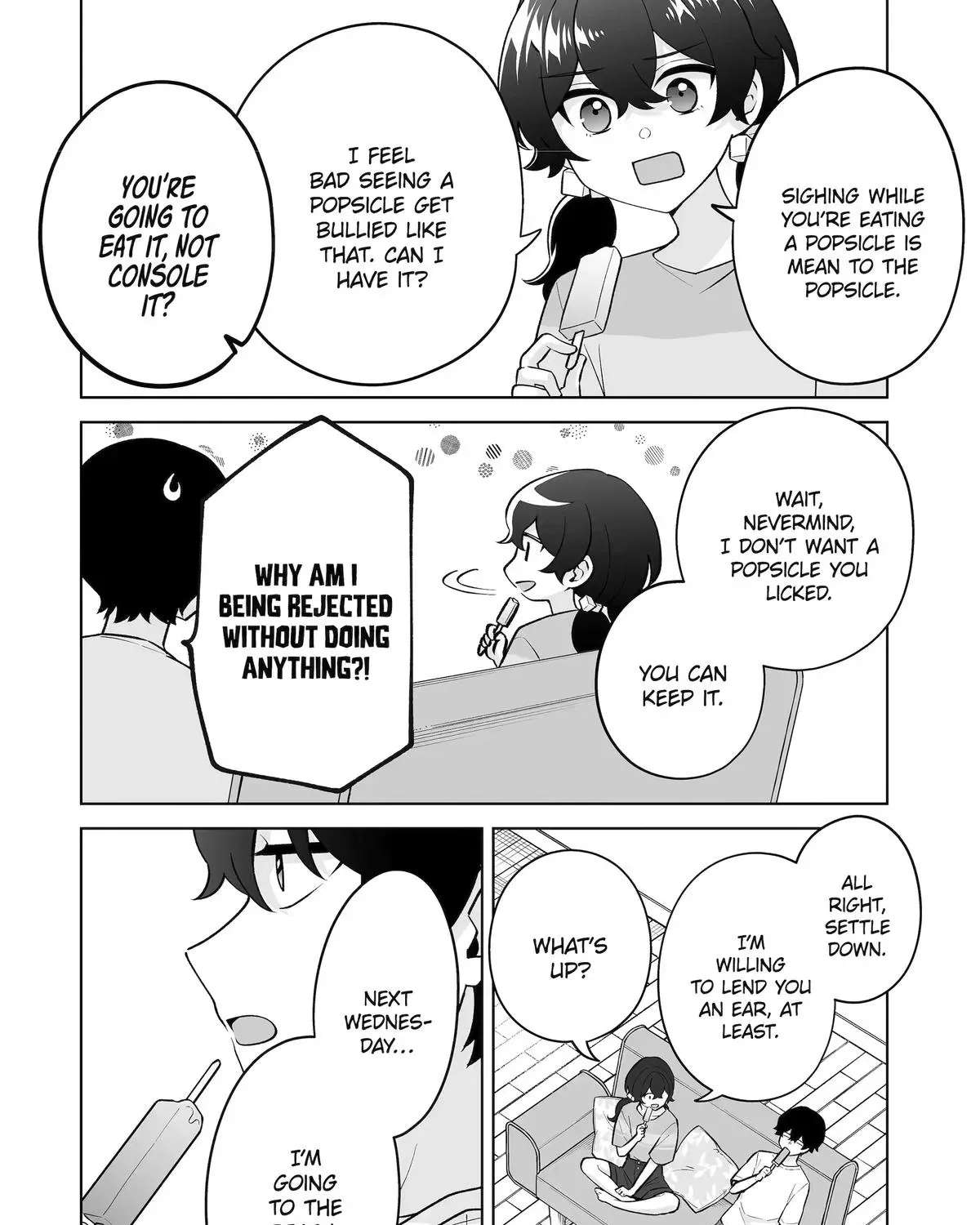 Please Leave Me Alone (For Some Reason, She Wants To Change A Lone Wolf's Helpless High School Life.) Chapter 35 - page 7