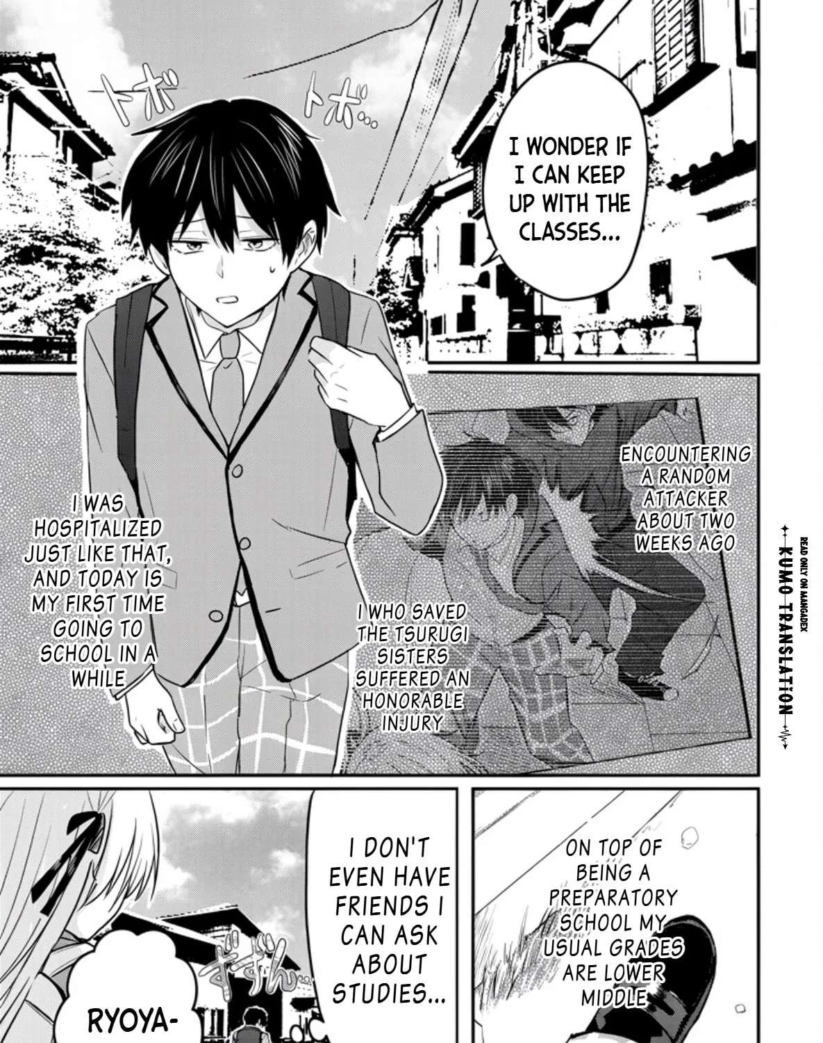 Nani No Torie Mo Nai Heibonna Ore Ga Bijin Futago Shimai Wo Inochigake De Tasuketa Kekka, Jitsuha Yan De Redatta Ni Nin Wo Ga Chi Horesaseteshimatta Ken Chapter 2 - page 4