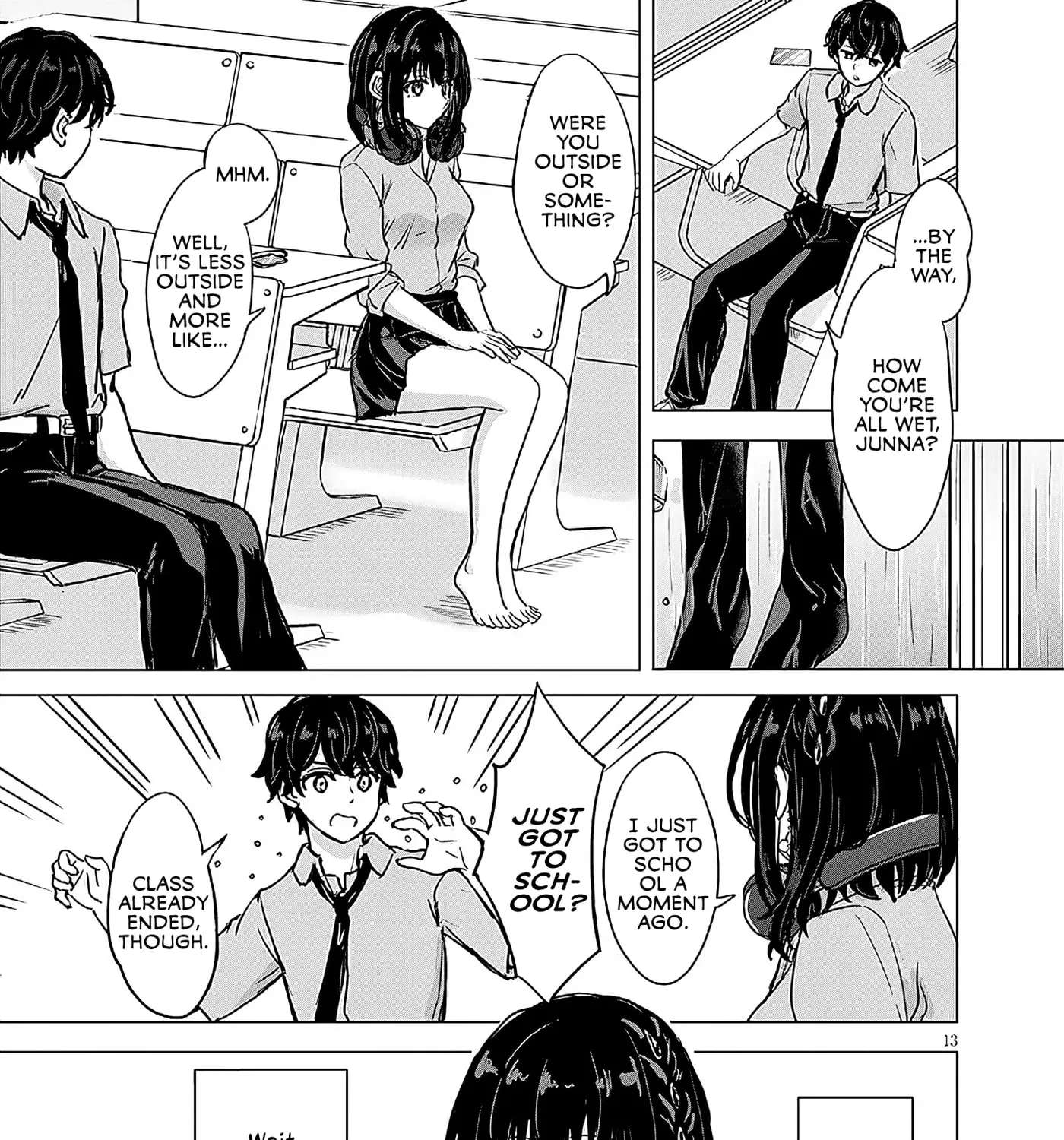 Amamori Junna wa Shitsudo ga Takai Chapter 2 - page 25