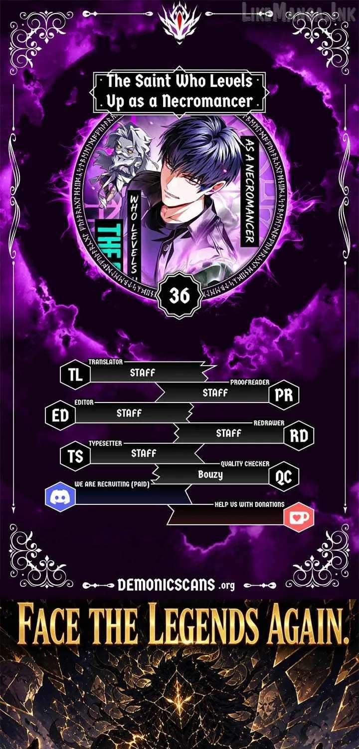 The Saint Who Levels Up as a Necromancer Chapter 36 - page 1
