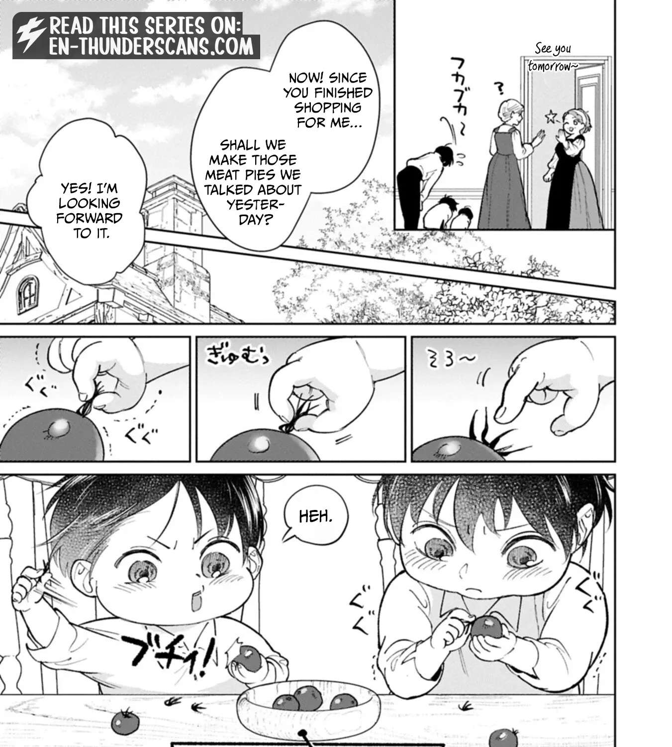 Ashita mo Ii Hi de Arimasu You ni.: Isekai de Atarashii Kazoku ga Dekimashita: San Kyoudai no Hokkori Gohan Nikki Chapter 5 - page 7