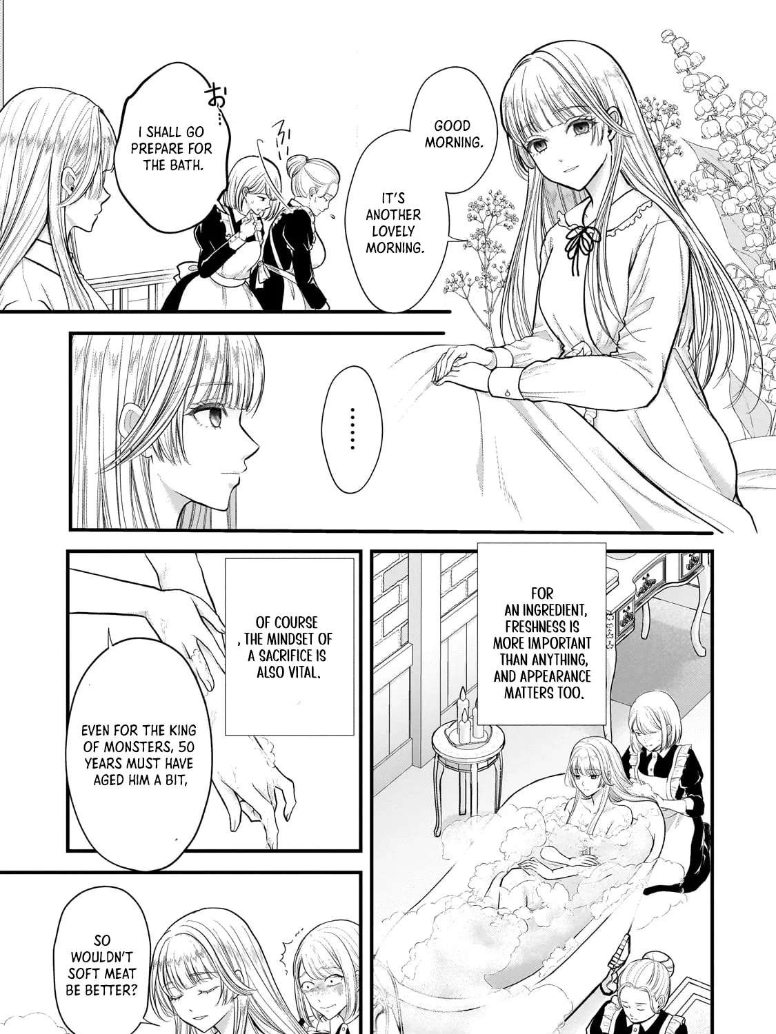 Happiness of the Sacrificial Princess — Bride of the Demon King Chapter 1 - page 7