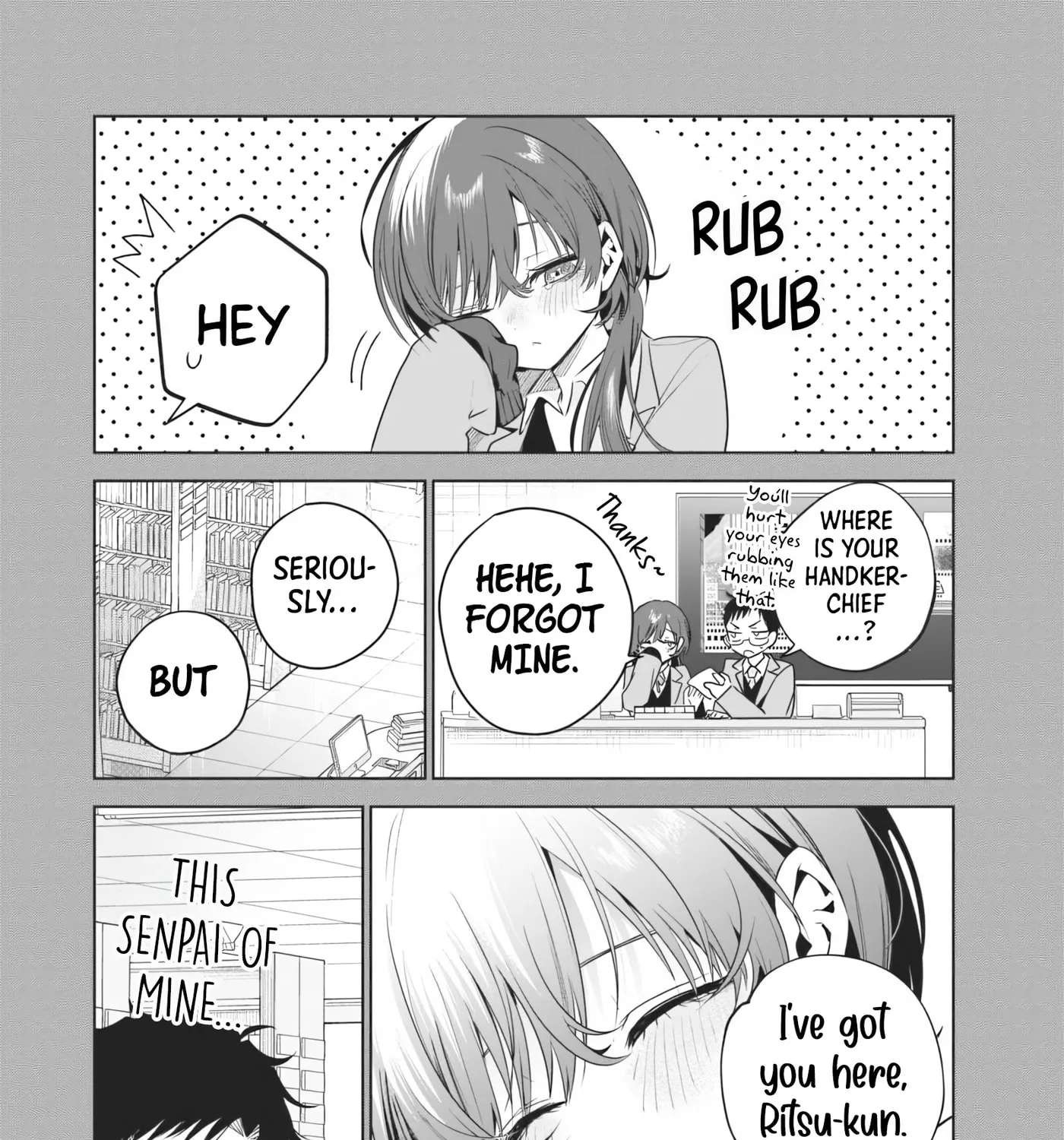 Tsuzura-senpai wa Motokano dakara Chapter 7 - page 9