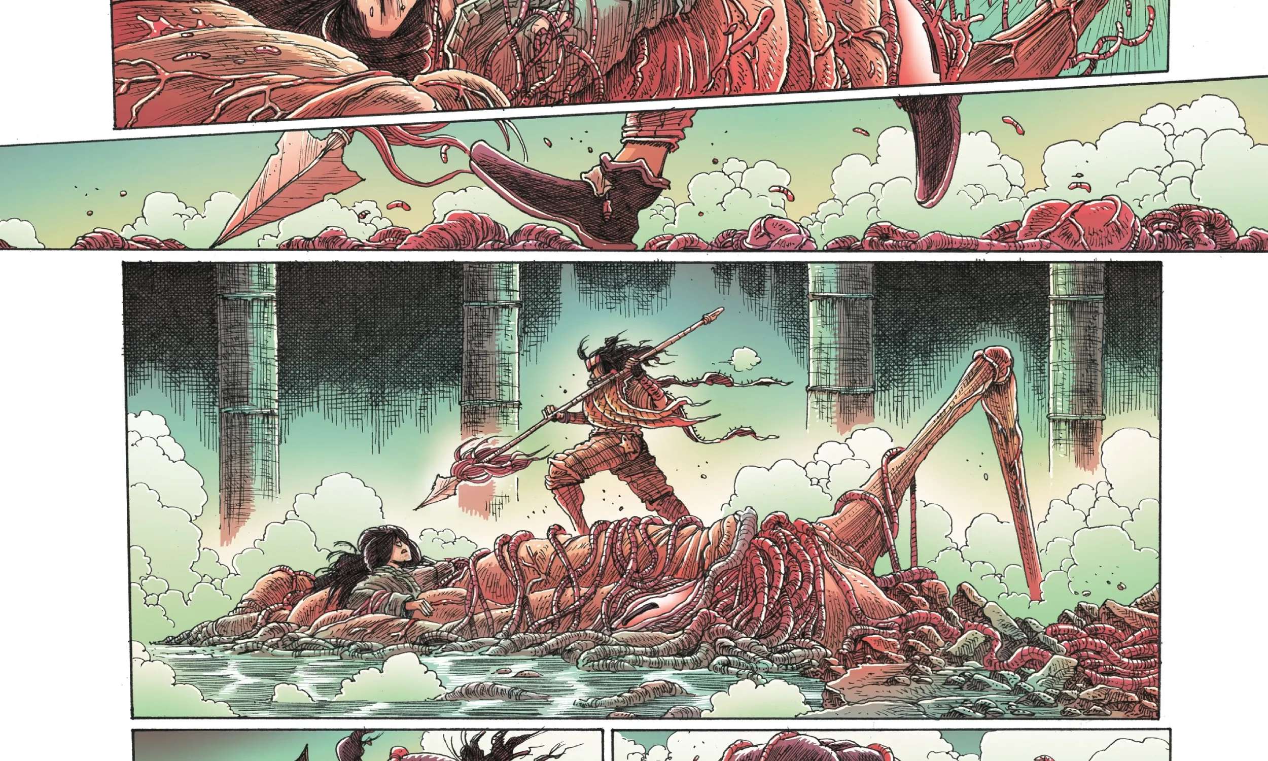 Orphan and the Five Beasts: Bath of Blood Chapter 4 - page 56