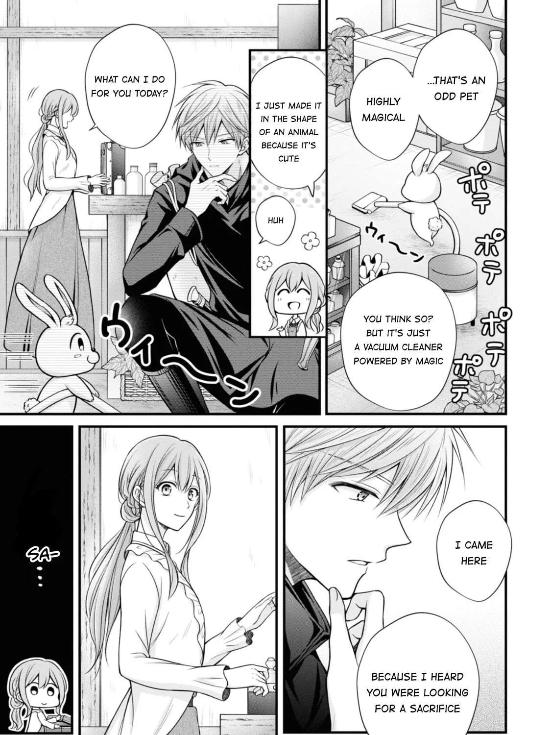 Otoko Un Zero no Kusushi Reijou, Hatsukoi no Kurokishi-sama ga Oshikake Konyakusha ni Narimashite. Chapter 3 - page 19