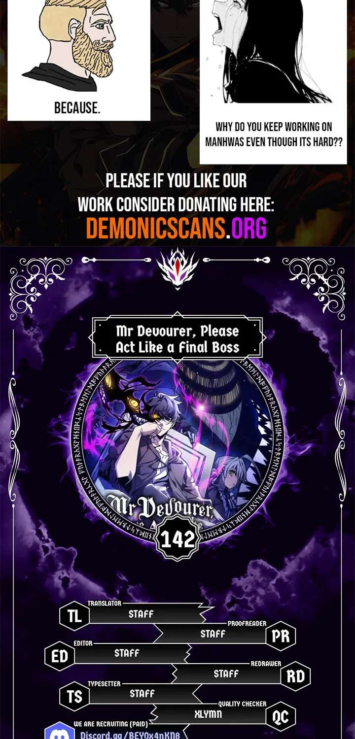 Mr Devourer, Please Act Like A Final Boss Chapter 142 - page 2