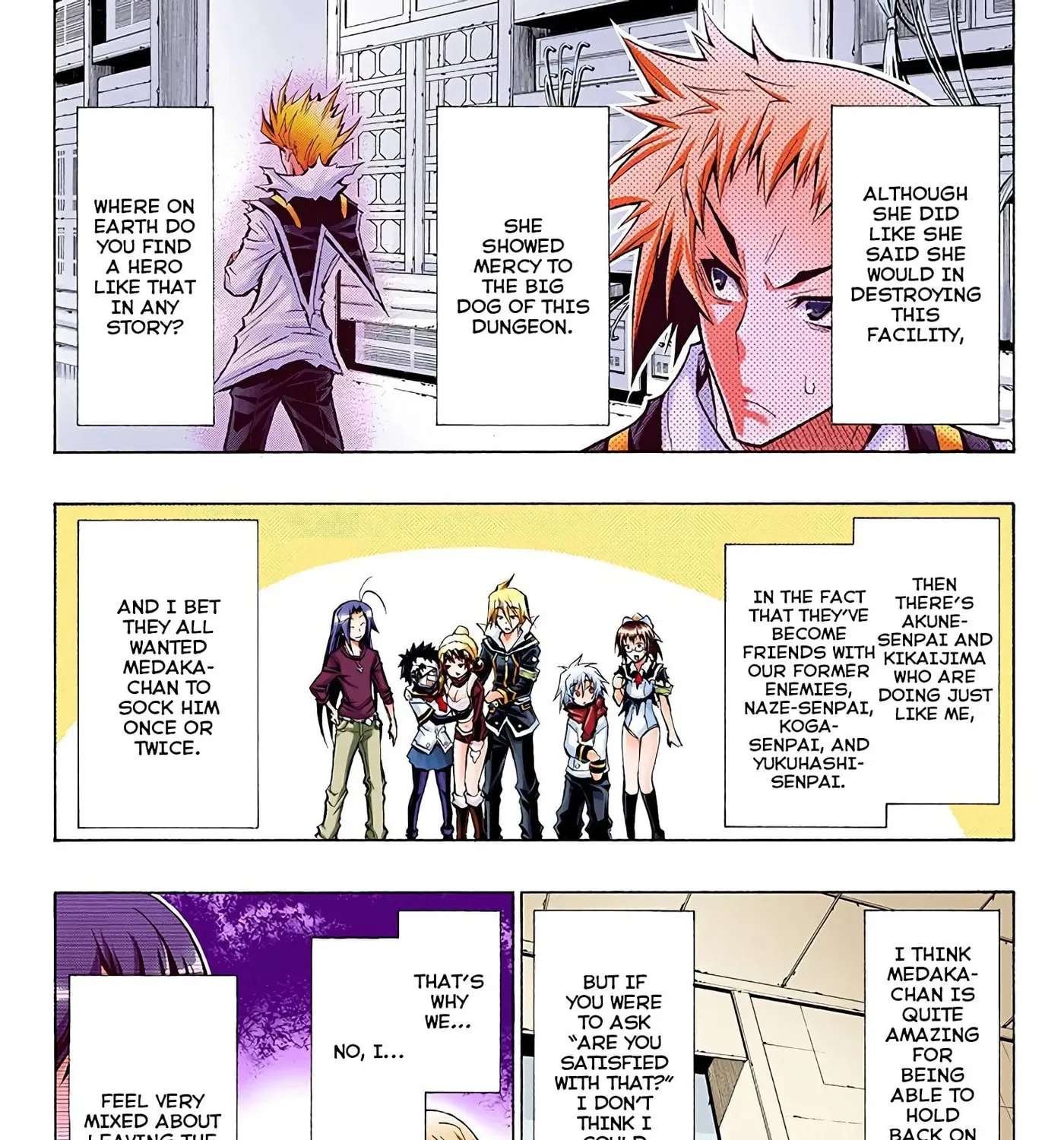 Medaka Box (Official Colored) Chapter 55 - page 21