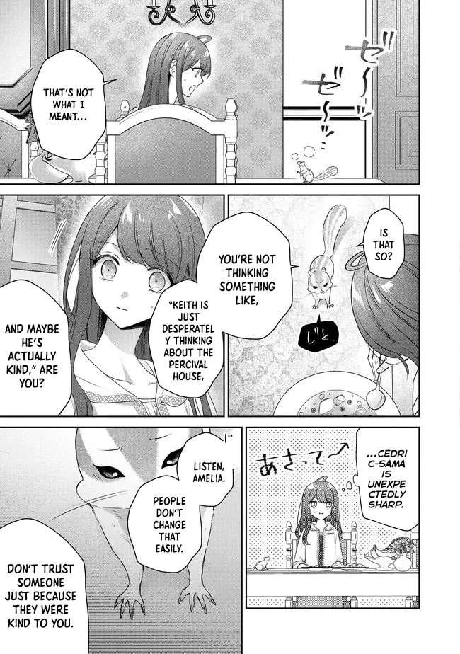 Risu ni Natte Shimatta Kon'yakusha ga, Kegirai Shiteita Hazu no Watashi ni Tasuke o Motomete Kimashita. Chapter 8 - page 19