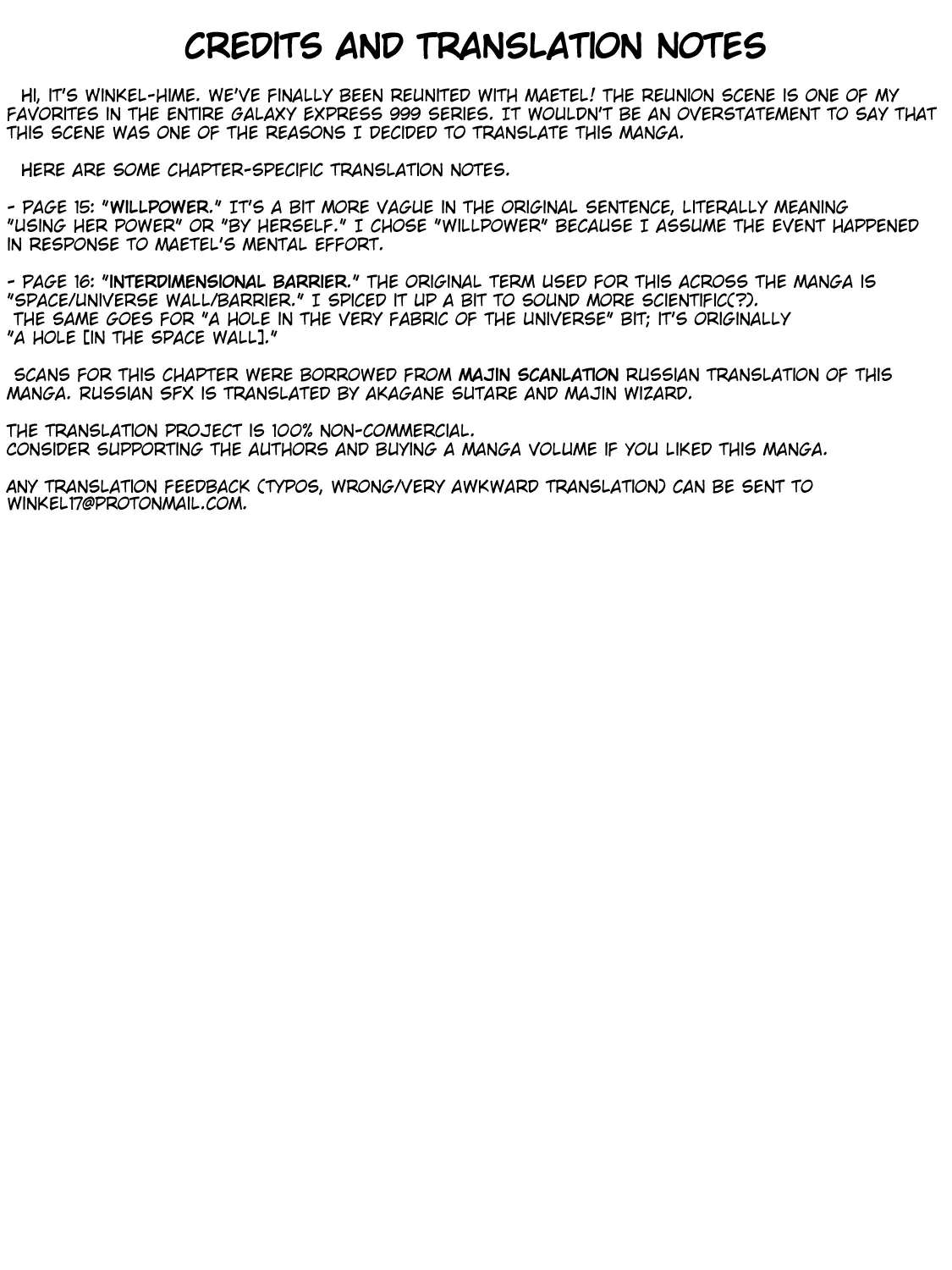 Ginga Tetsudo 999 - Another Story: Arutimeto Jani Chapter 14 - page 36