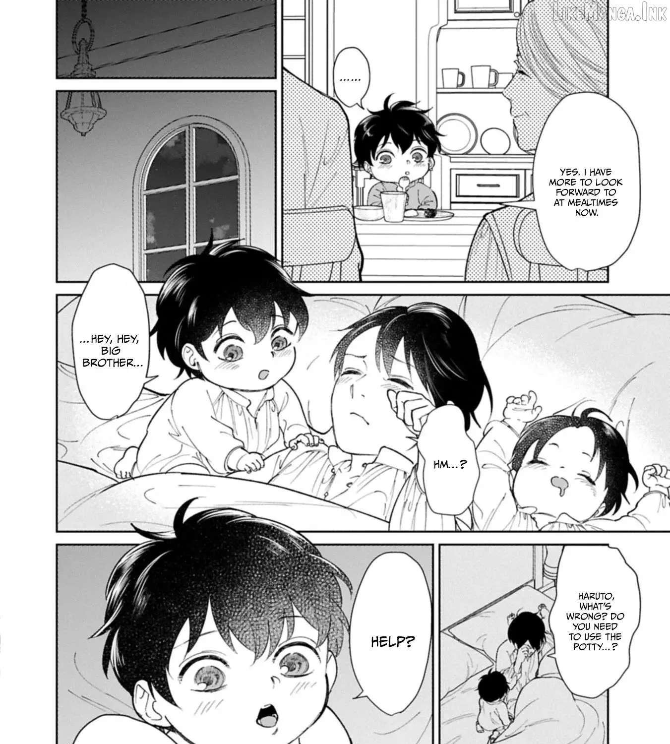 Ashita mo Ii Hi de Arimasu You ni.: Isekai de Atarashii Kazoku ga Dekimashita: San Kyoudai no Hokkori Gohan Nikki Chapter 4 - page 66