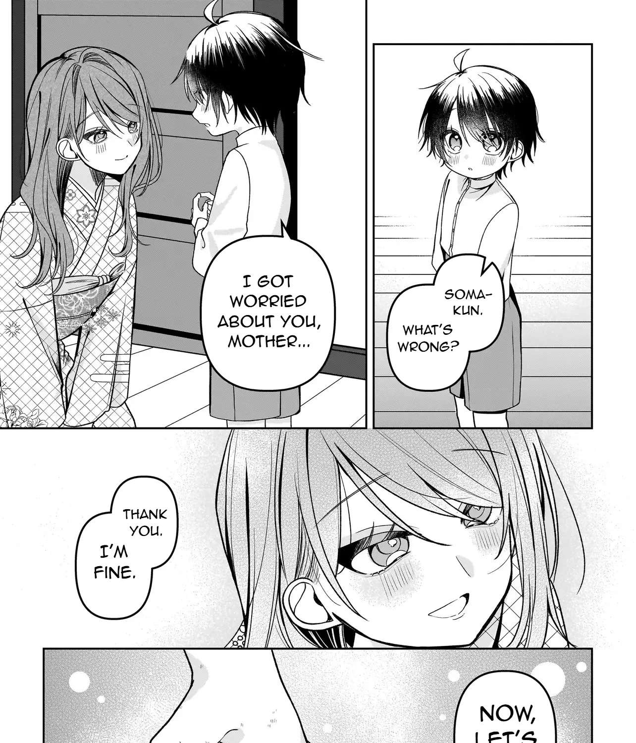 Unmei no Ban to Kekkonshitara, Tenshi Musuko no Keibo ni Narimashita Chapter 3 - page 54