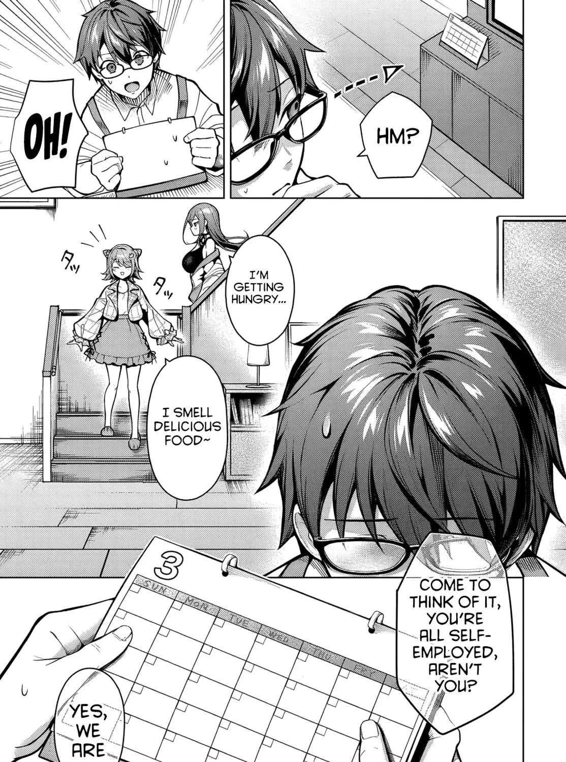 Tier 1 Shimai: Yuumei Yonshimai wa Boku nashi de wa Ikirarenai Chapter 1 - page 54