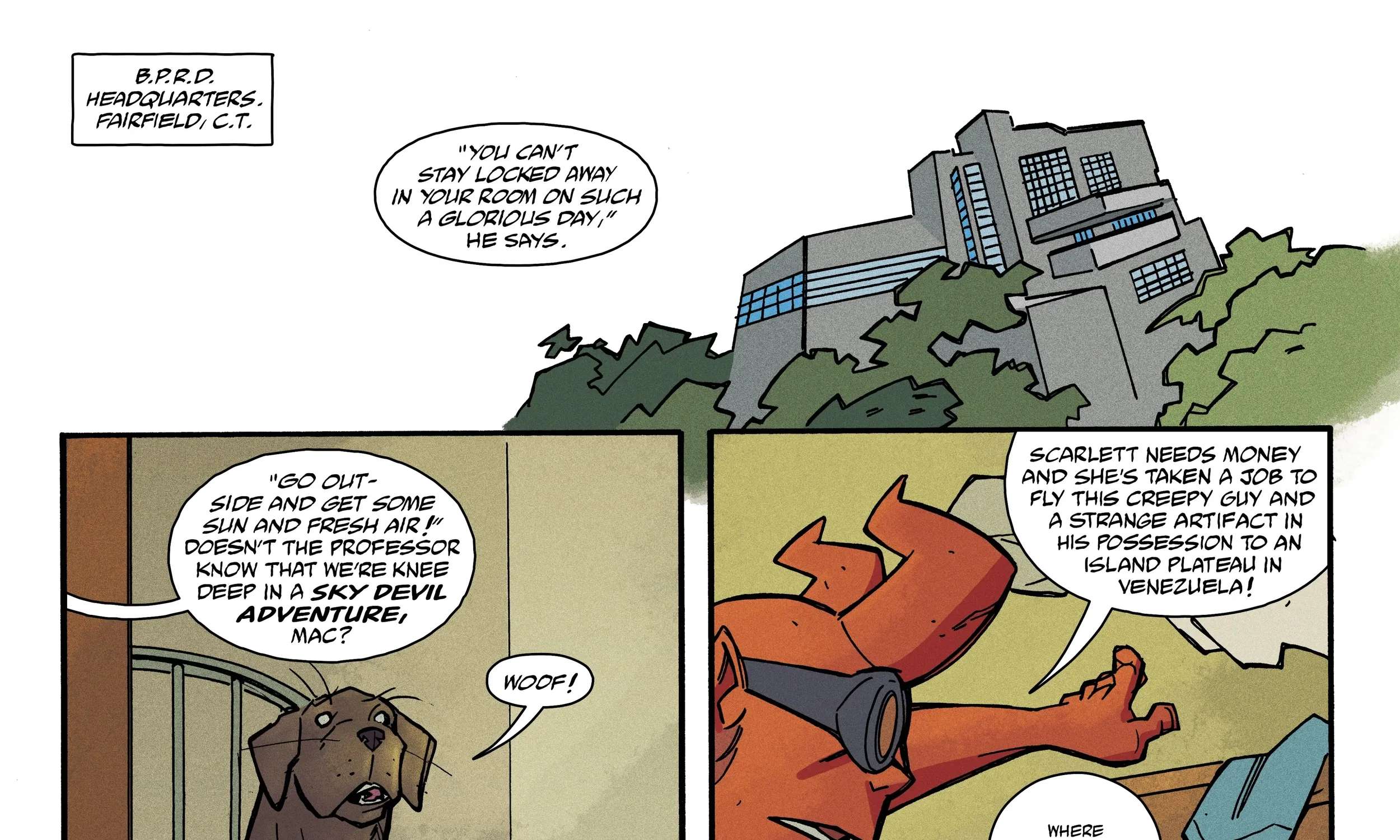 Young Hellboy: Thrilling Sky Adventures Chapter 2 - page 7