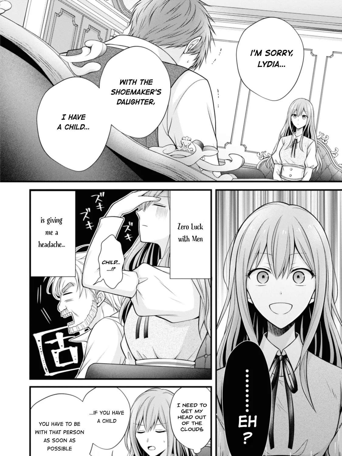 Otoko Un Zero no Kusushi Reijou, Hatsukoi no Kurokishi-sama ga Oshikake Konyakusha ni Narimashite. Chapter 2 - page 2