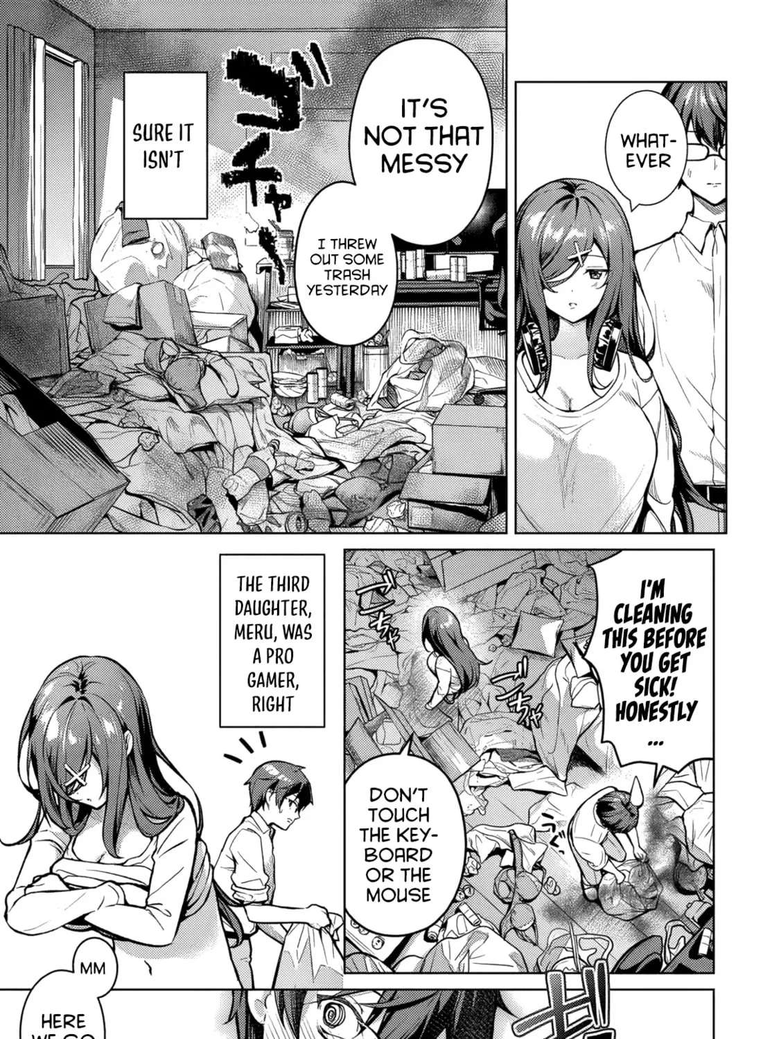 Tier 1 Shimai: Yuumei Yonshimai wa Boku nashi de wa Ikirarenai Chapter 1 - page 44