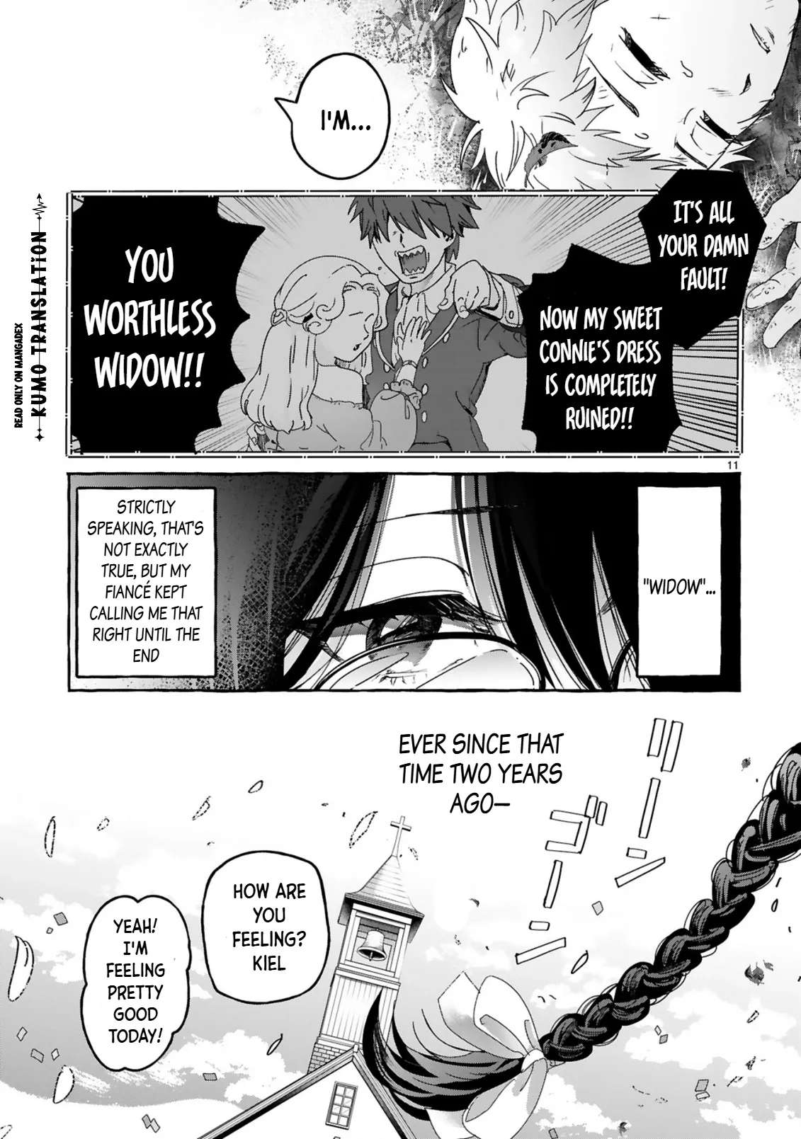 Miss Kojima, the Widowed Young Lady, Is the Strongest and Cutest Chapter 1 - page 12