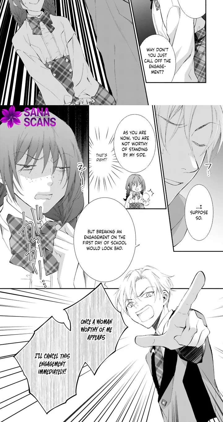 Kon'yakuhakisaretai node Sugao wo Kakushite Zannen Reijou ni Narimasu! E? Haraguro Ouji ni Bareteru toka Kiite nai n dakedo!? Chapter 4 - page 3