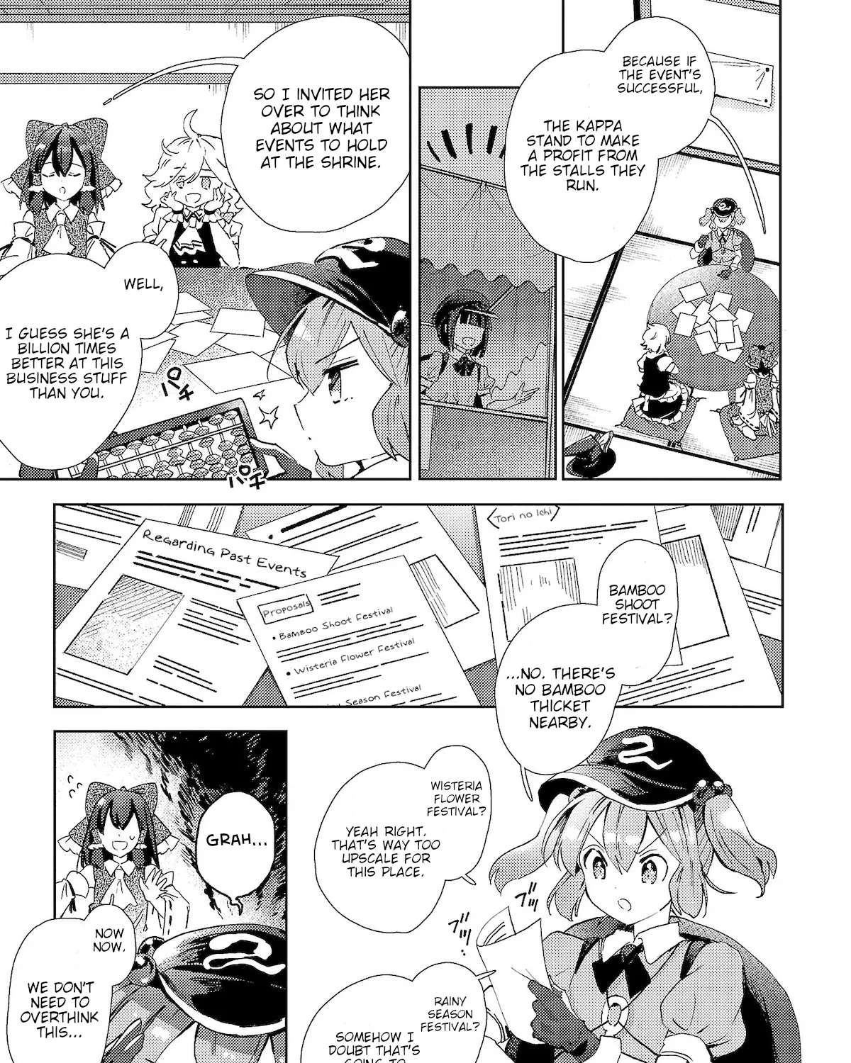 Touhou Ibarakasen - Wild And Horned Hermit Chapter 51 - page 9