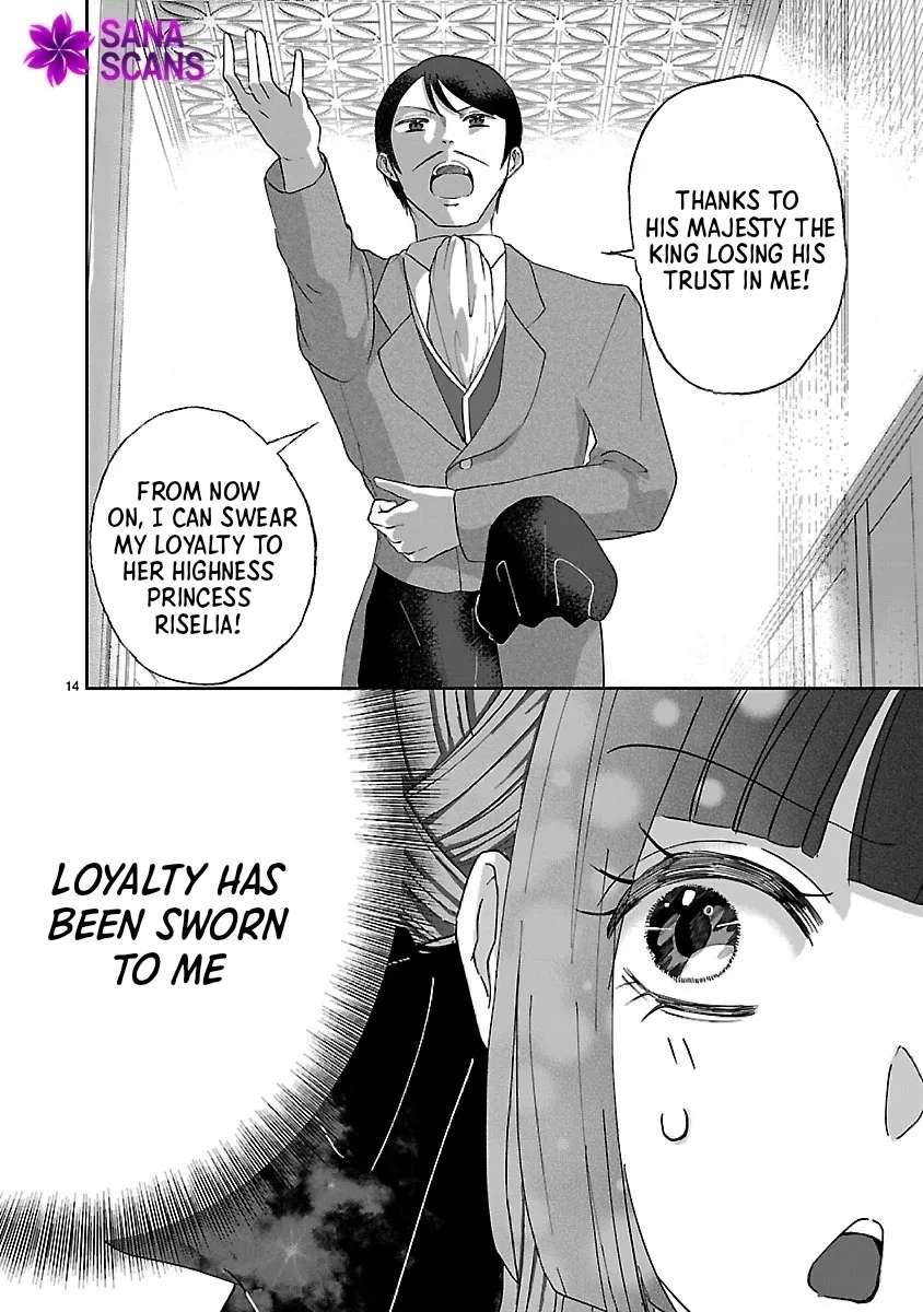 Ohitoyoshi Akuyaku Reijou no Fukushuu Keikaku ~Shi ni Modori Reijou wa Ne ga Zennin na Sei de Kizuku to Mikata ga Fuete Ikimasu~ Chapter 4 - page 14