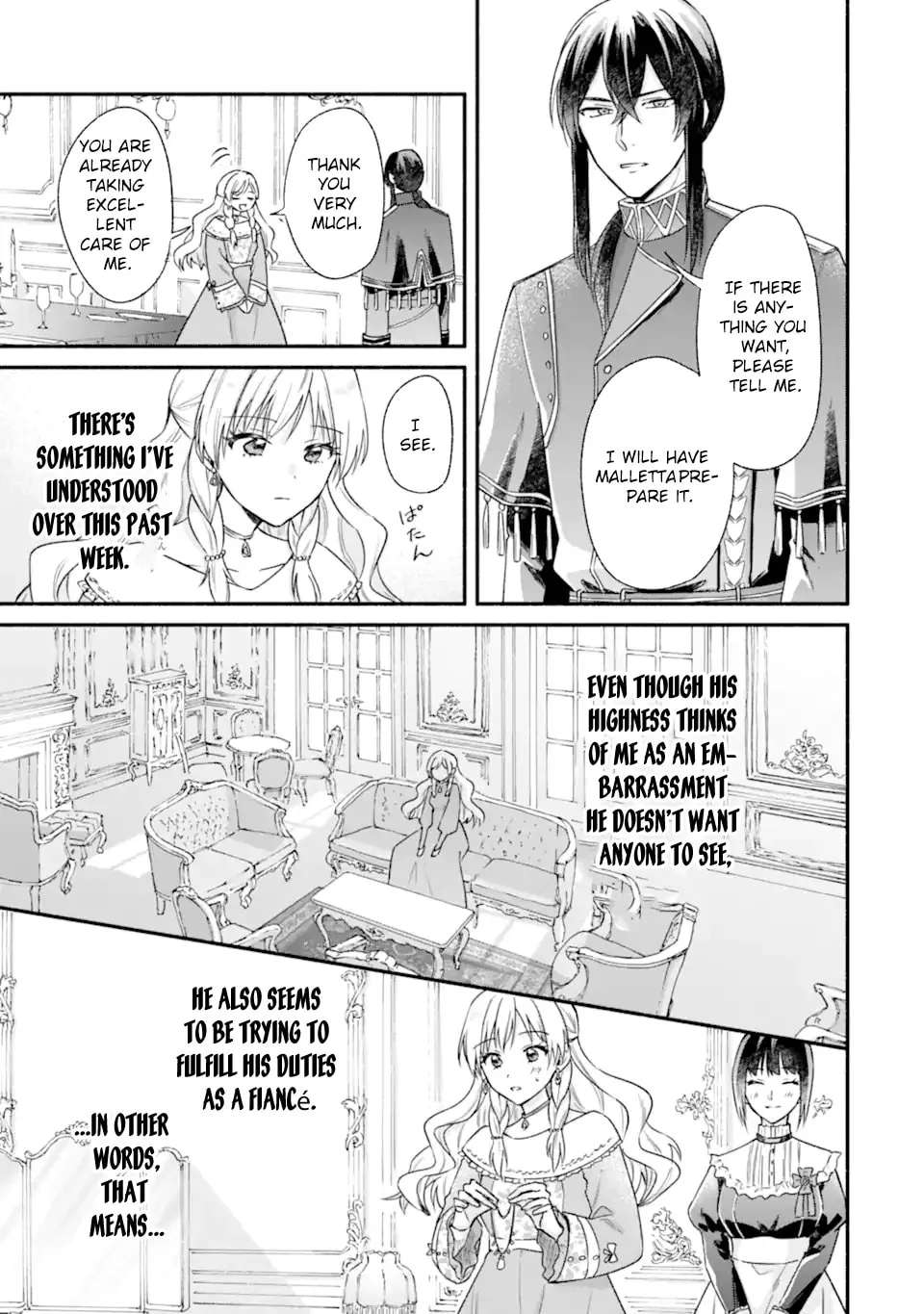 Konyaku Shitara "Kimi wa Nan mo Shinakute Ii" to Iwaremashita: Tenga no Dekiai wa Wakarinikui! Chapter 2 - page 17