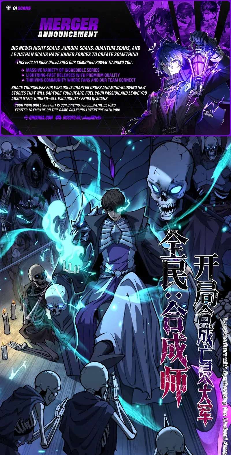 Global Awakening: The Synthesis Master Starts with an Undead Army Chapter 14 - page 1