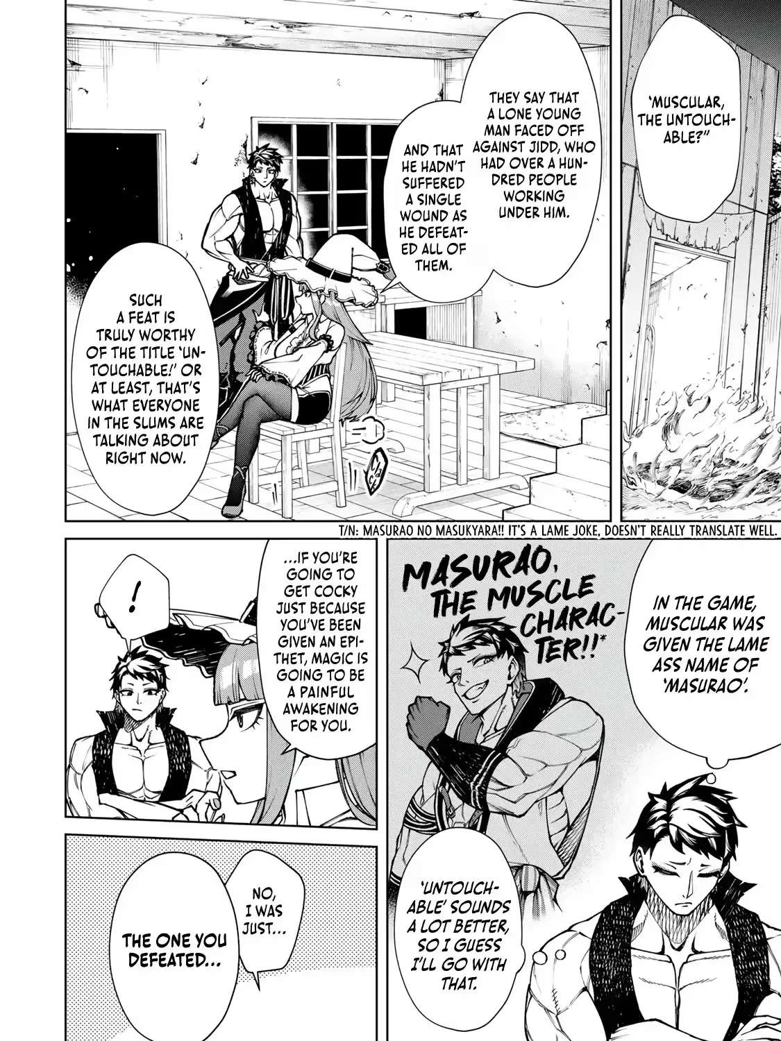 As the Game Progresses, I’m Reincarnated as a Muscle-Brained Character Who Becomes Less and Less Useful, but I Still Decide to Master Physics Chapter 2 - page 6