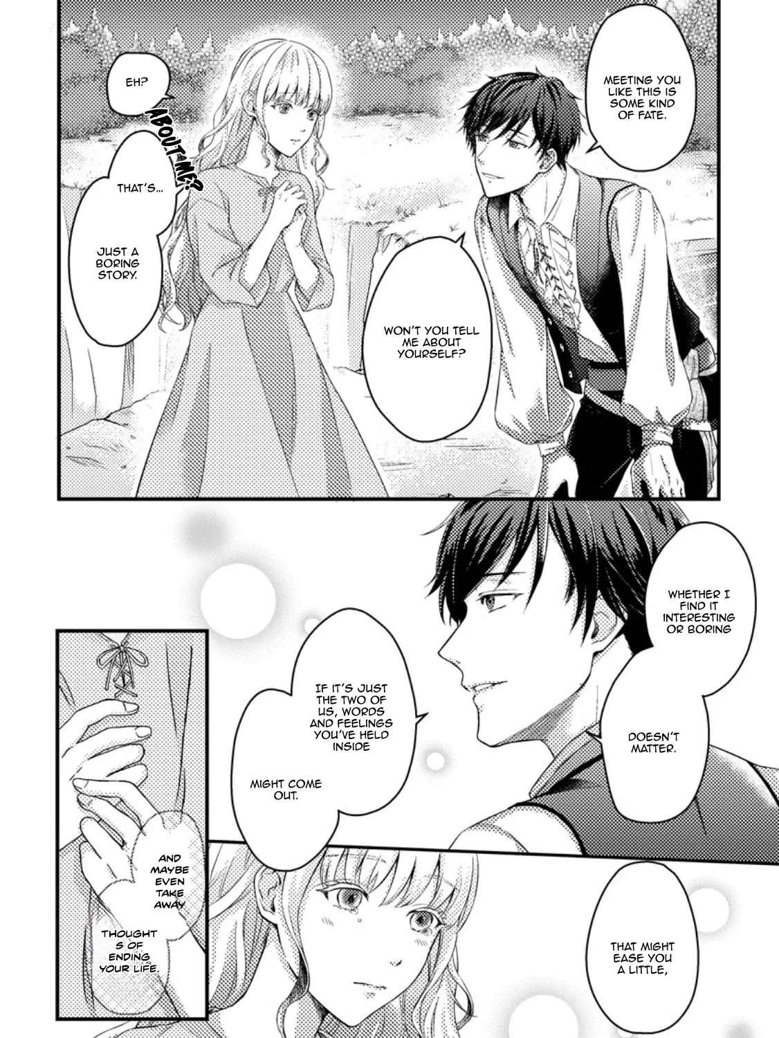 Noroware Reijou no Shiawase Sagashi ~Konyaku Haki saremashitaga, Nazo no Mahoutsukai ni Deatte Jinsei ga Kawarimashita~ Chapter 1 - page 28