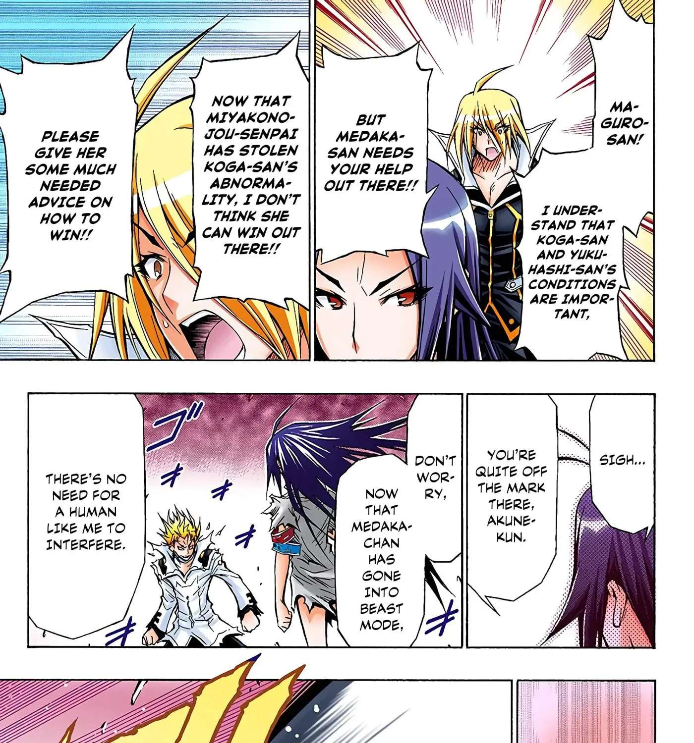 Medaka Box (Official Colored) Chapter 54 - page 17