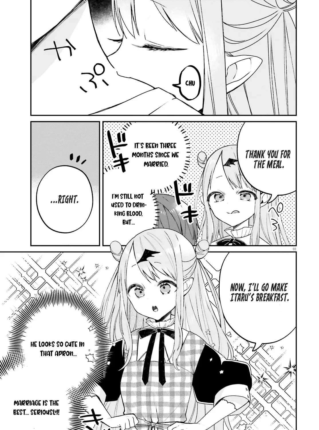 Futsutsukana Kyuketsuki Desuga, Suenagaku Yoroshiku Onegai Shimasu Chapter 1 - page 4