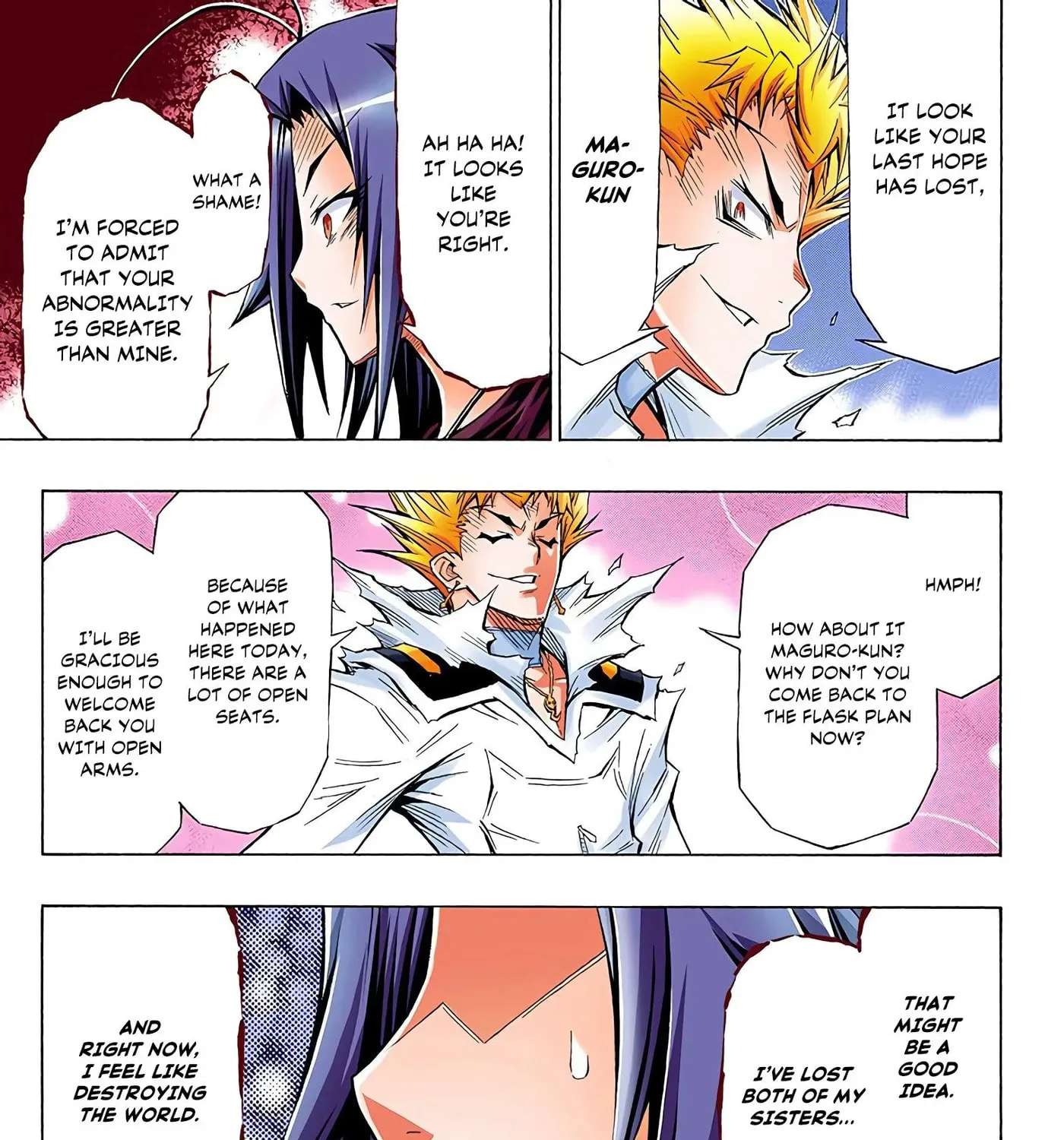 Medaka Box (Official Colored) Chapter 52 - page 8