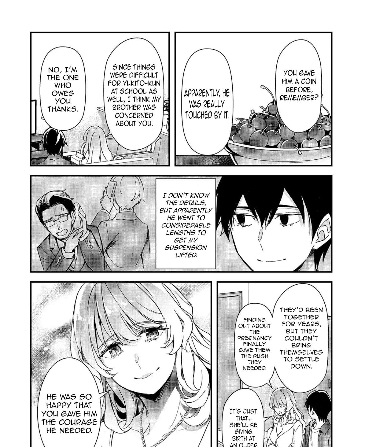 Ore ni Trauma o Ataeta Joshi-tachi ga Chirachira Mitekuru kedo, Zannen desuga Teokure desu Chapter 35.1 - page 32
