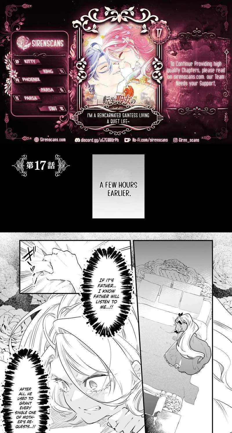 Tensei Seijo ni Isekai Slow Life - Kiseki no Hana wo Sodatetara, Mahou Kishi ni Dekiaisaremashita Chapter 17 - page 1