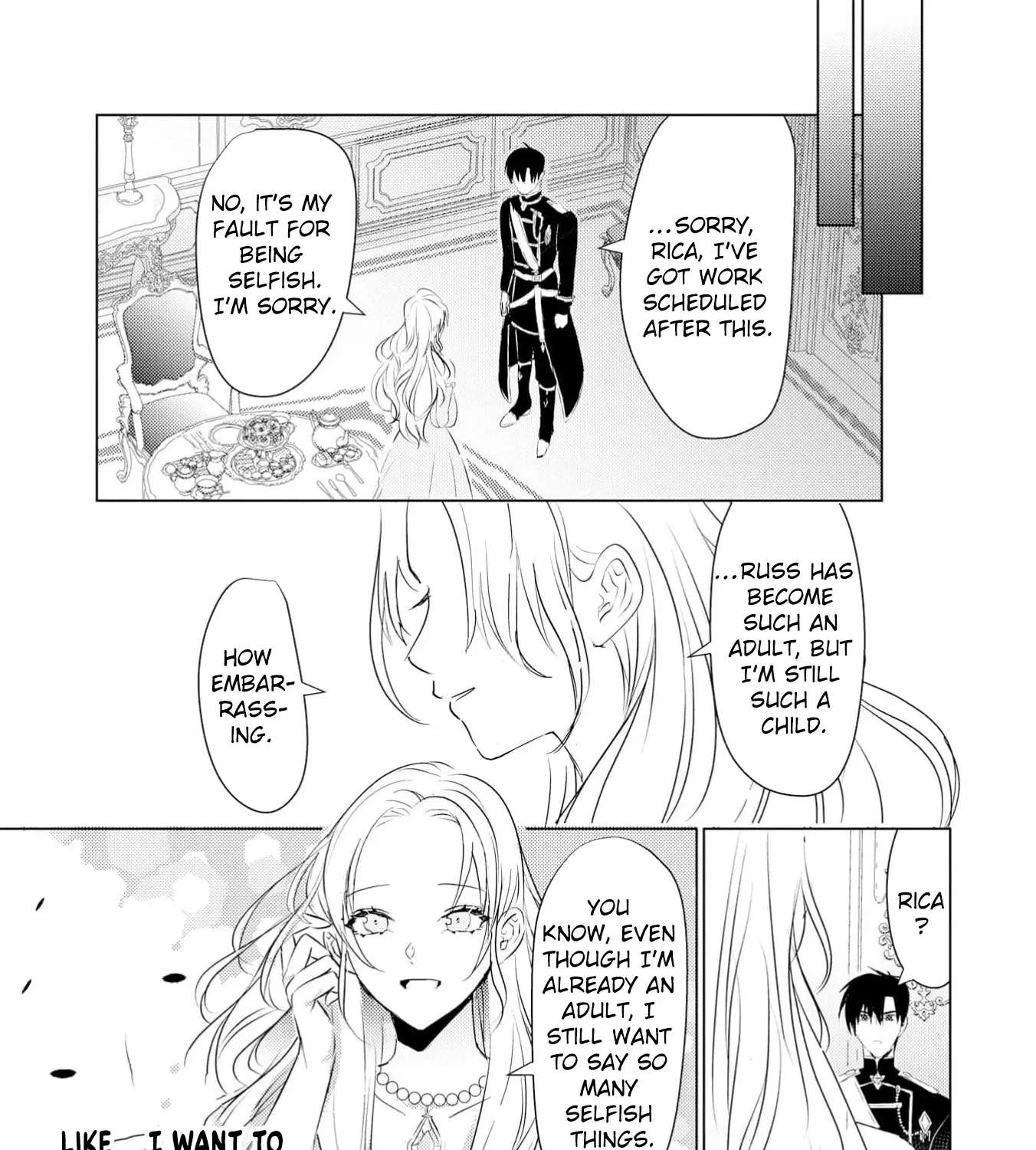 Konyaku 13-nenme desu ga, Imadani Aisareteimasen: Aisaretai Oujo to Aisanai you ni Hisshi na Jiki Koushaku Chapter 1 - page 56