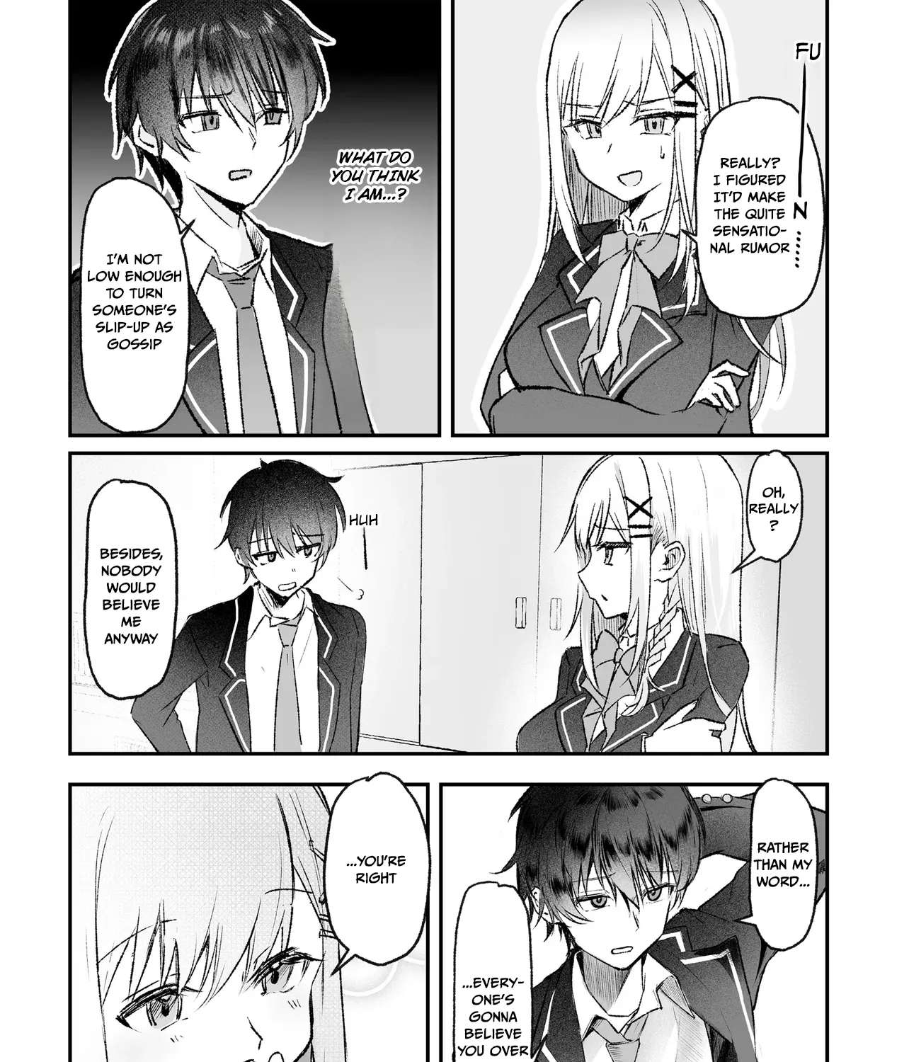 The Saintly Girl Sitting Next to Me Secretly Shows Me What's Under Her Skirt Chapter 1 - page 23
