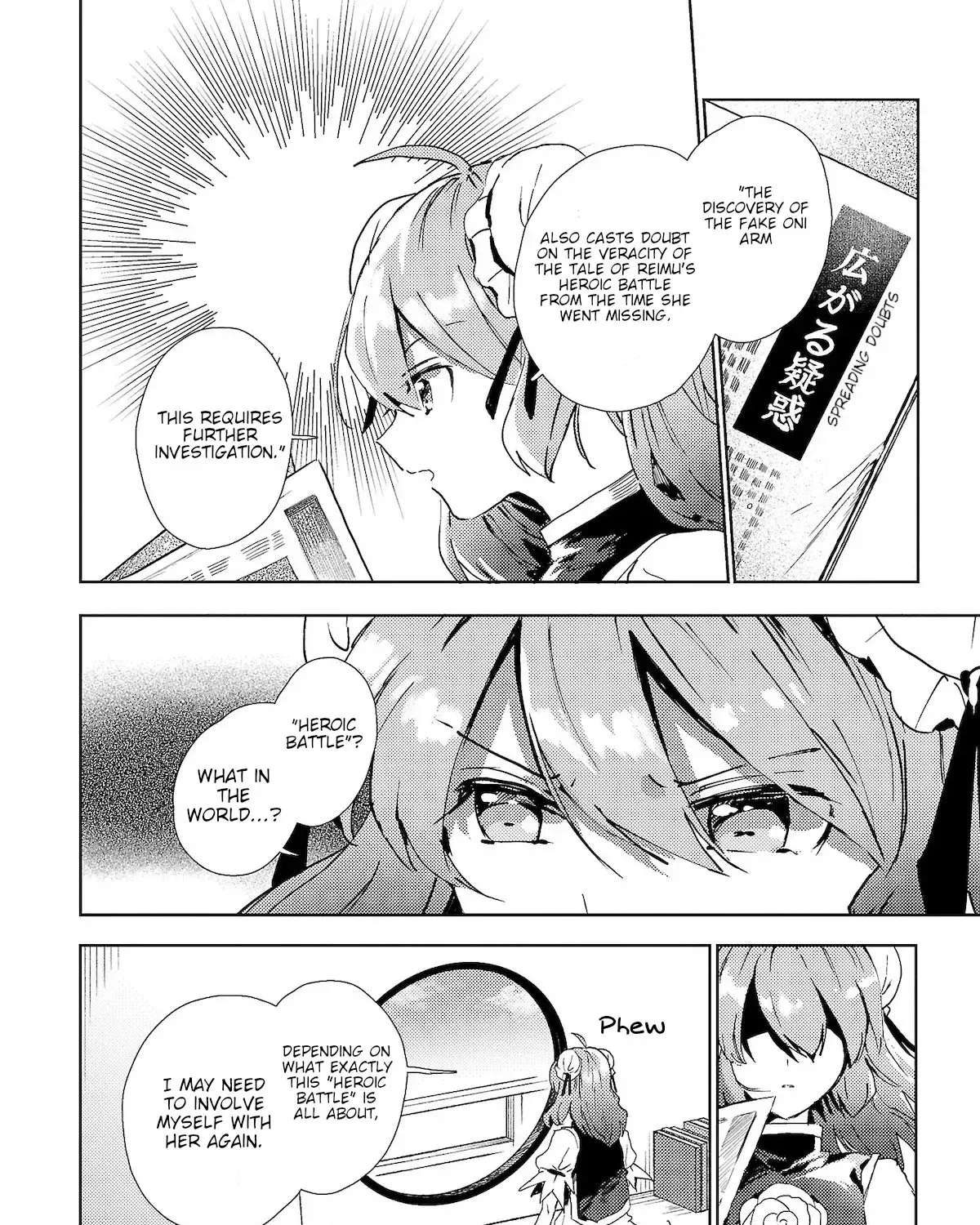 Touhou Ibarakasen - Wild And Horned Hermit Chapter 51 - page 39