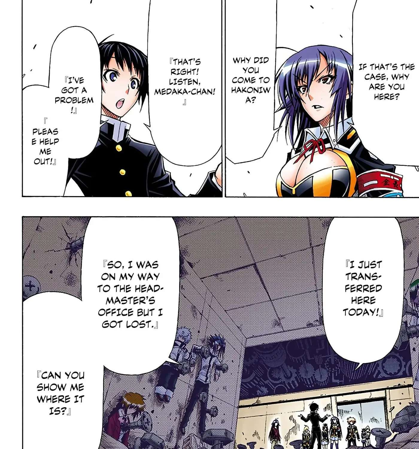 Medaka Box (Official Colored) Chapter 56 - page 32