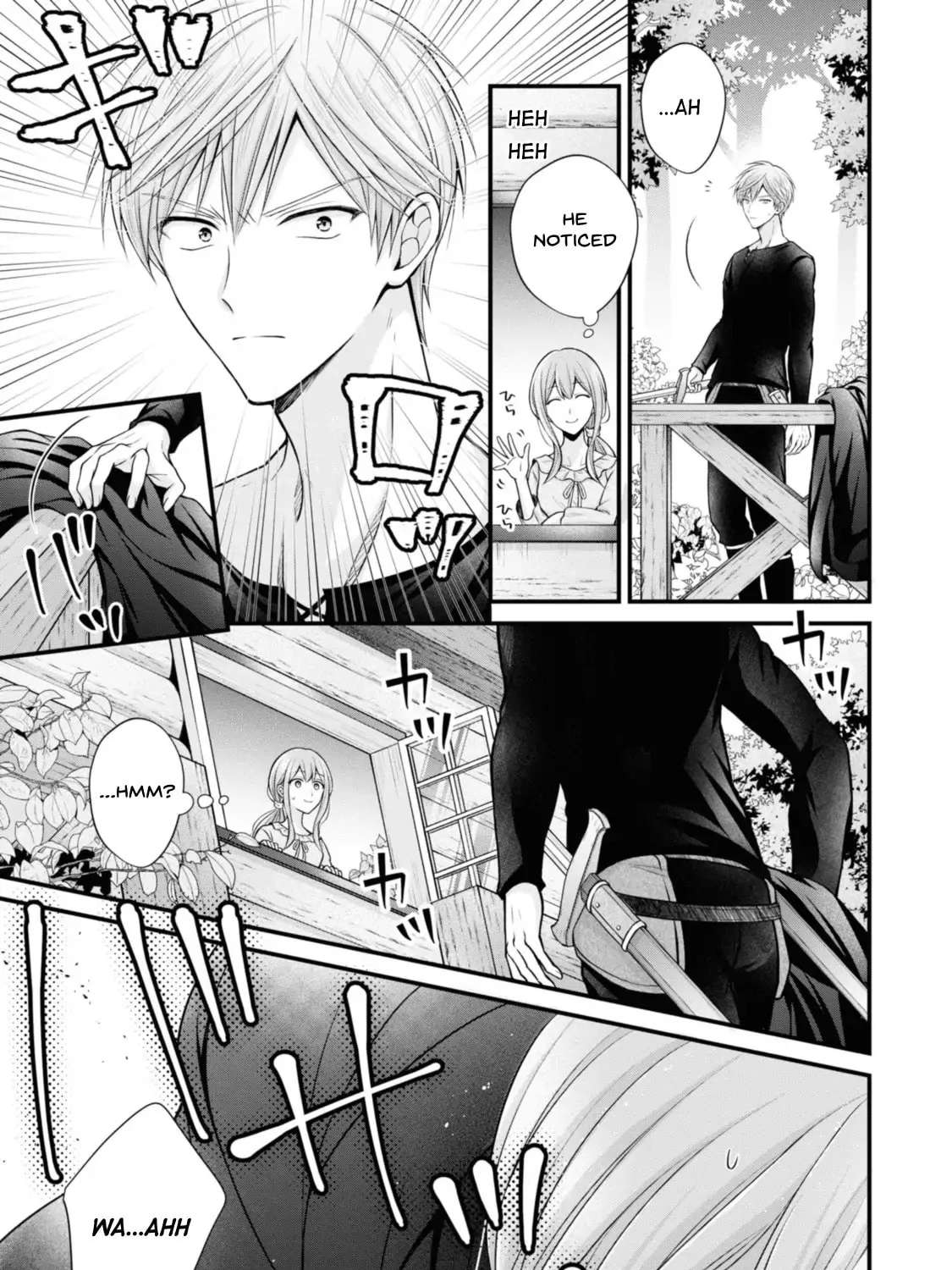 Otoko Un Zero no Kusushi Reijou, Hatsukoi no Kurokishi-sama ga Oshikake Konyakusha ni Narimashite. Chapter 4 - page 13