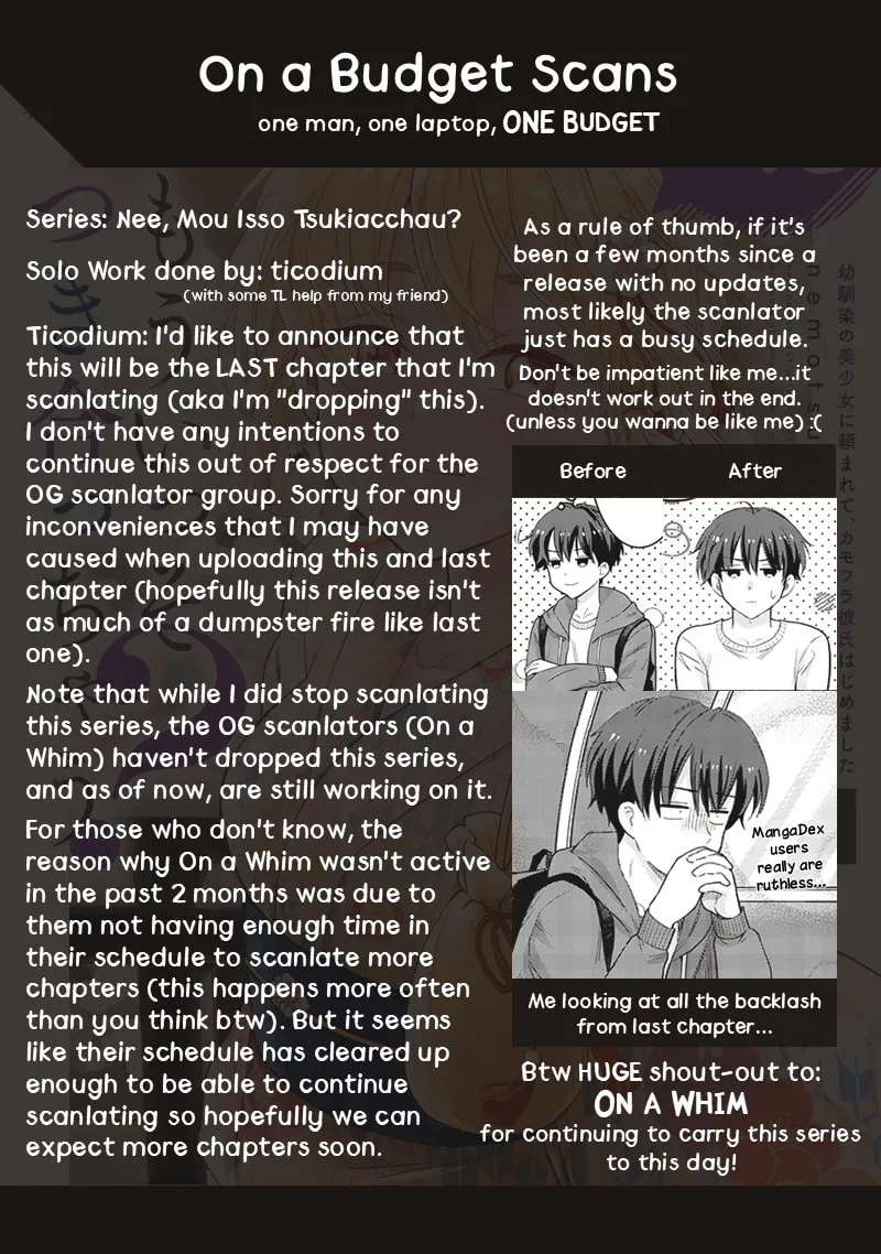 Nee, Mou Isso Tsukiacchau?: Osananajimi no Bishoujo ni Tanomarete, Kamofura Kareshi Hajimemashita Chapter 43 - page 21
