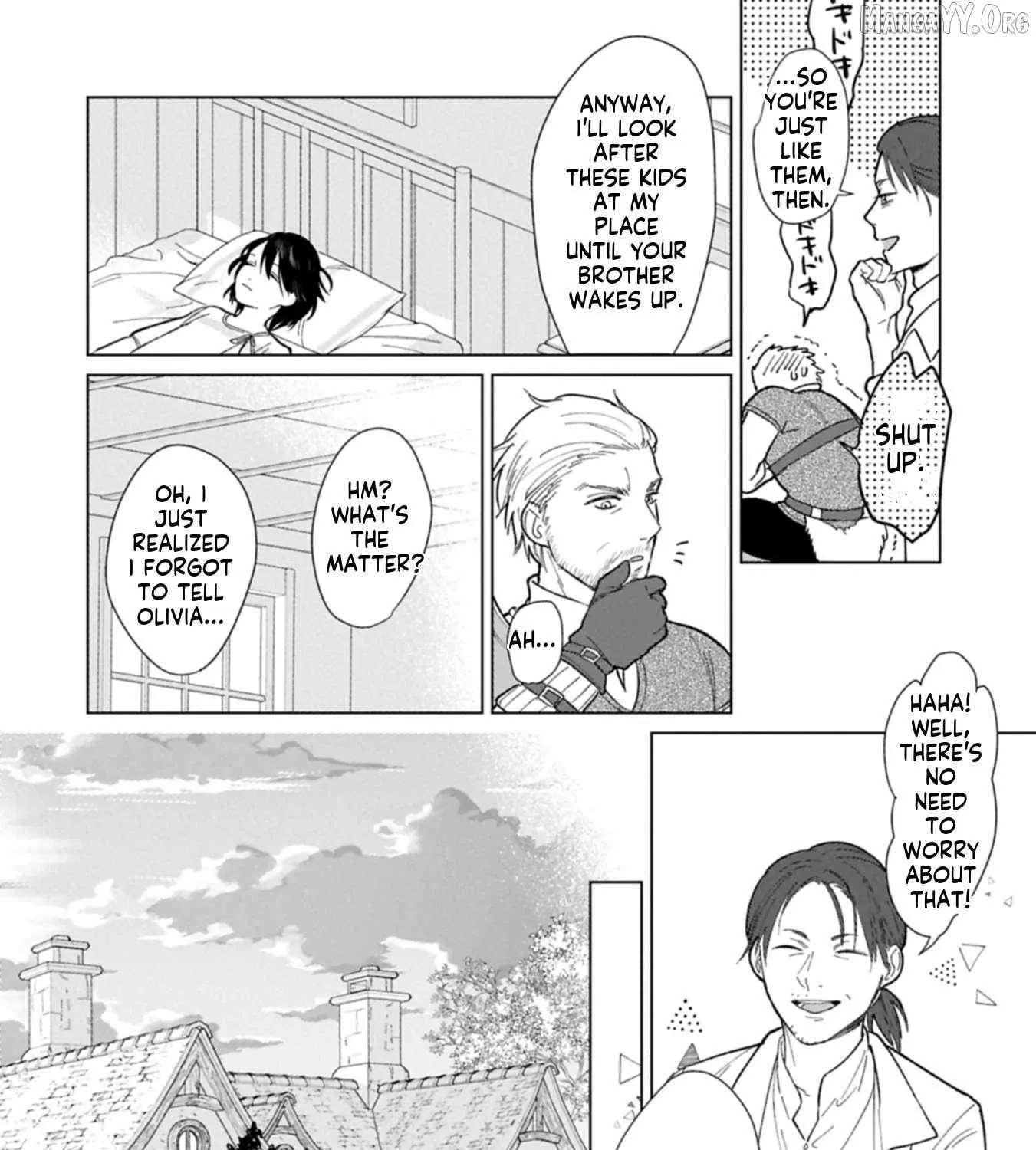 Ashita mo Ii Hi de Arimasu You ni.: Isekai de Atarashii Kazoku ga Dekimashita: San Kyoudai no Hokkori Gohan Nikki Chapter 1 - page 48