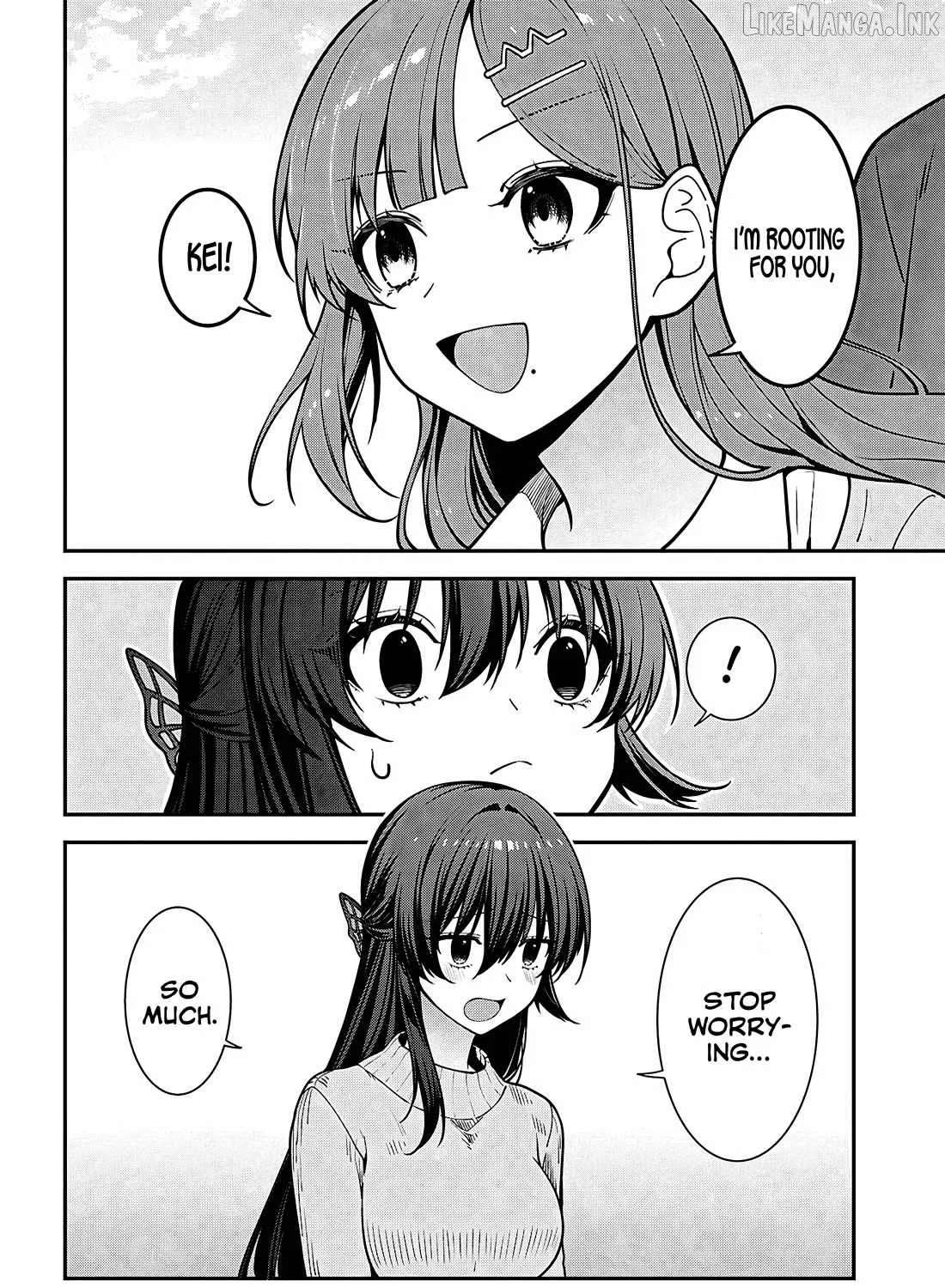 The Yankee Shimizu-san Sitting Next to Me Has Dyed Her Hair Black Chapter 21 - page 22