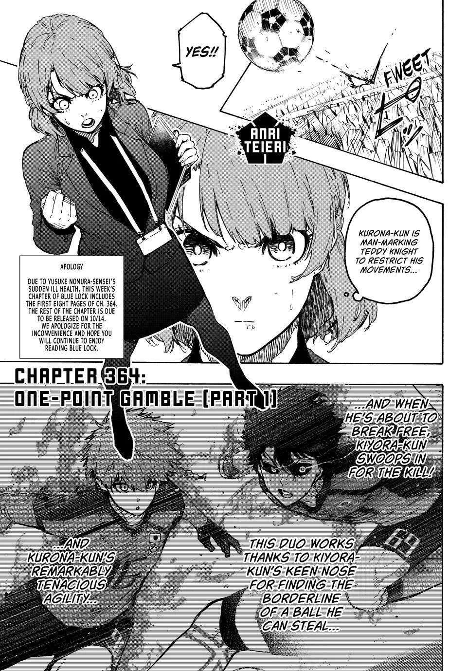 Blue Lock Chapter 364 - page 1