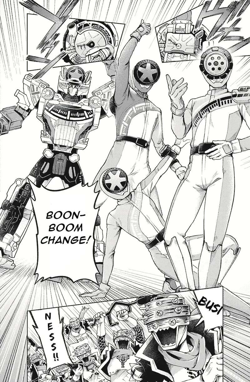 Bakuage Sentai Boonboomger: bonus lap—Return of the Young Master Chapter 1 - page 14