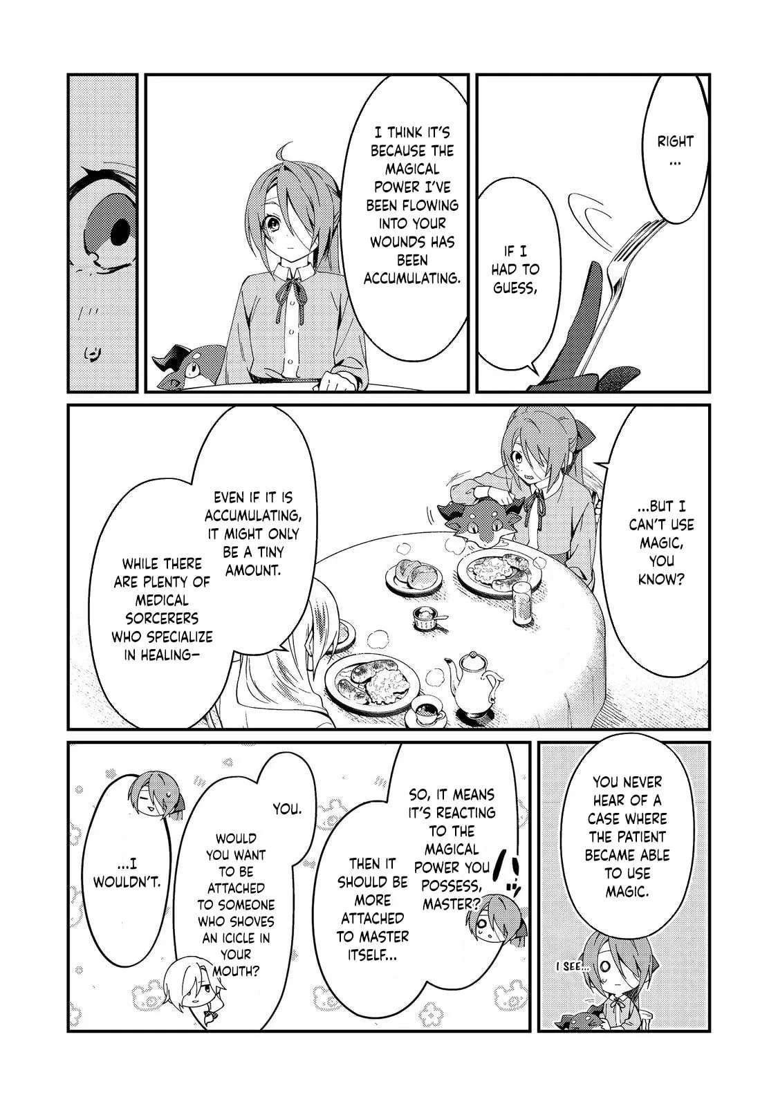 Hiroware Deshi to Birei Majutsushi ~Monogusa Shishou no Kutsushita Sagashi wa Kyou mo Taihendesu~ @COMIC Chapter 4 - page 8
