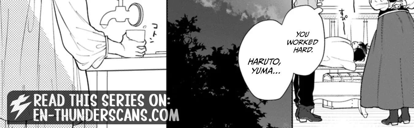 Ashita mo Ii Hi de Arimasu You ni.: Isekai de Atarashii Kazoku ga Dekimashita: San Kyoudai no Hokkori Gohan Nikki Chapter 5 - page 54